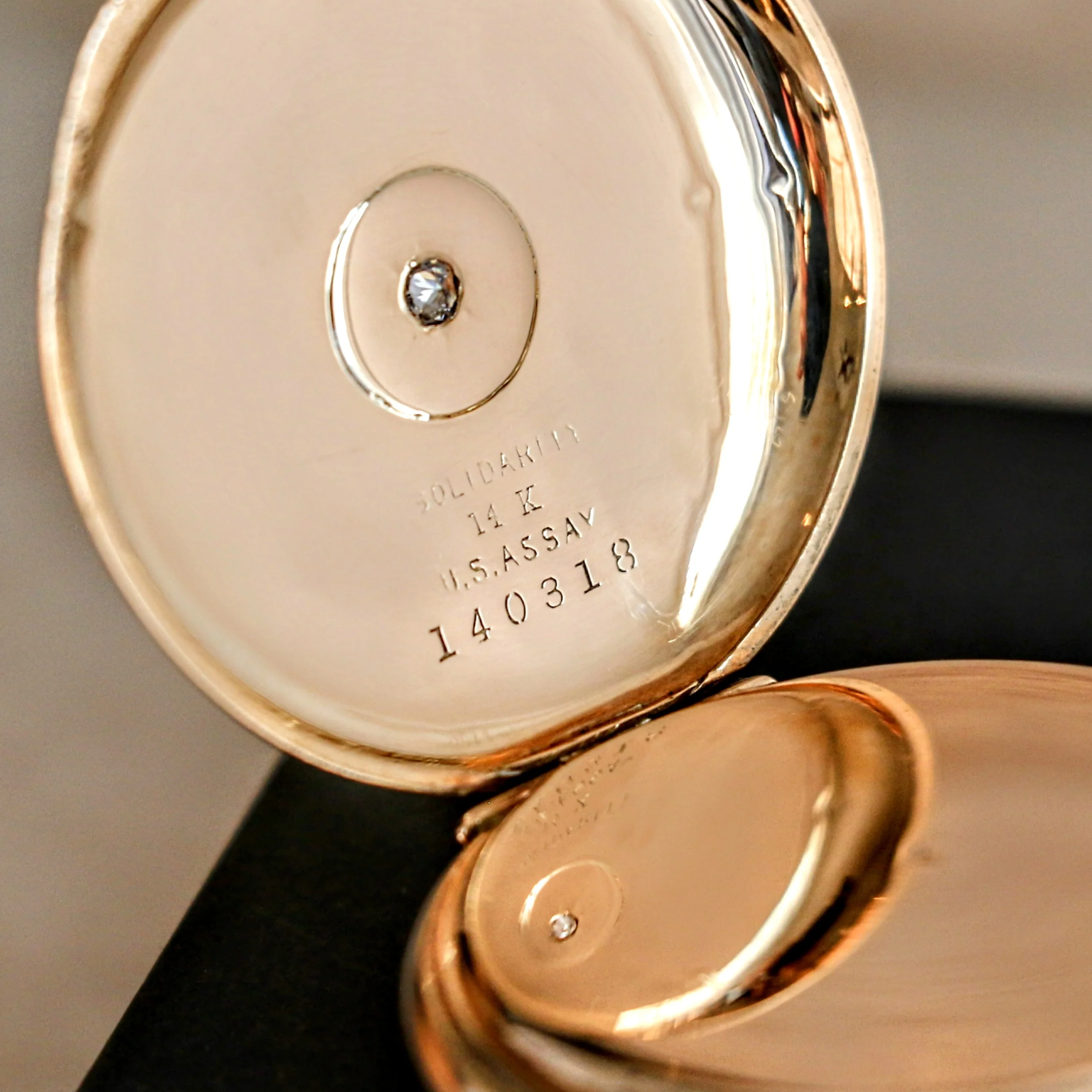 1901 ELGIN Pocket Watch Diamond 14K Solid Gold Model 2 Grade 216 Size 6s 15J Serial 9063142 - Image 8