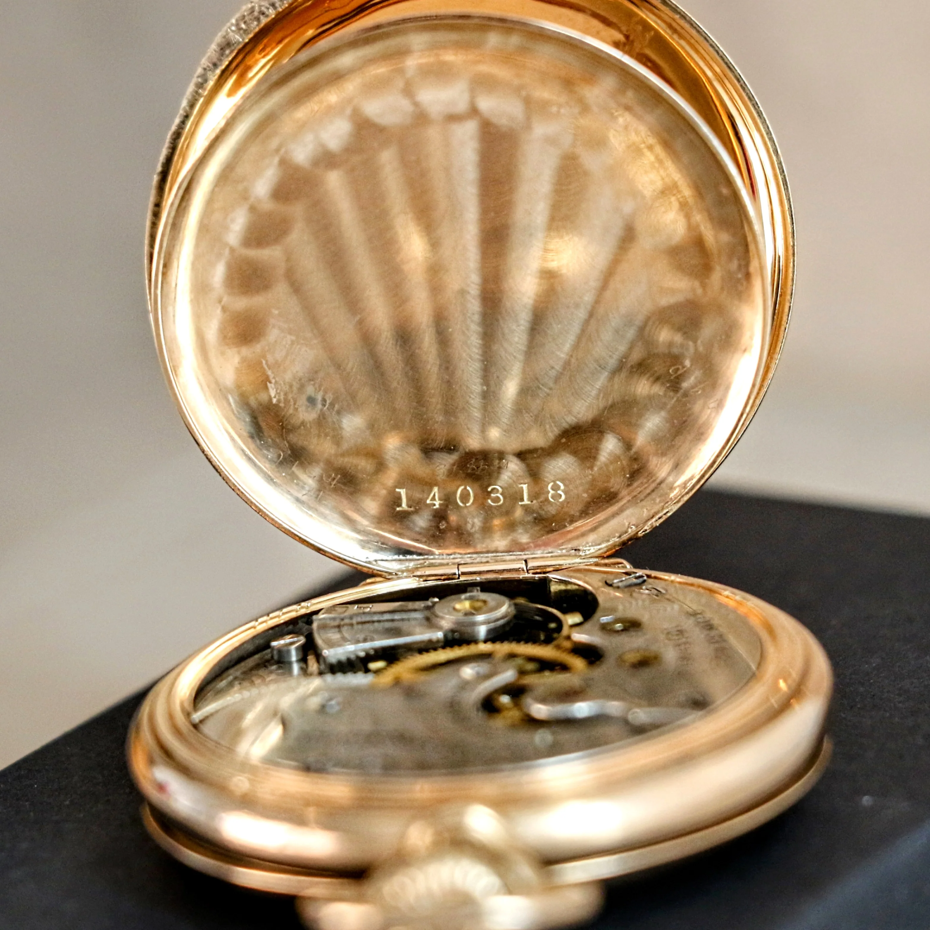 1901 ELGIN Pocket Watch Diamond 14K Solid Gold Model 2 Grade 216 Size 6s 15J Serial 9063142 - Image 9