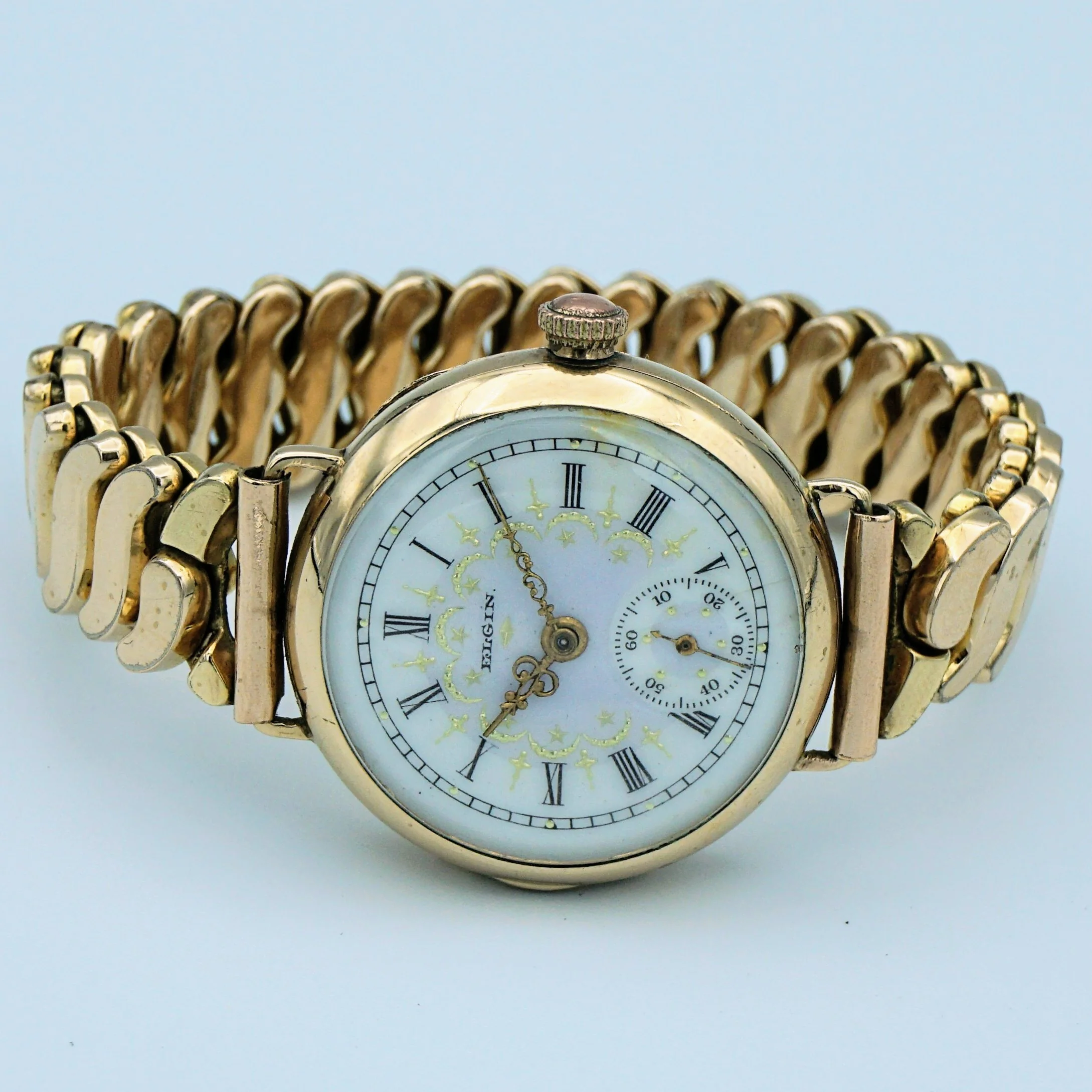 1902 Beautiful Antique Elgin Trench Watch Caliber Grade 269 7 Jewels Runs Great - Image 11