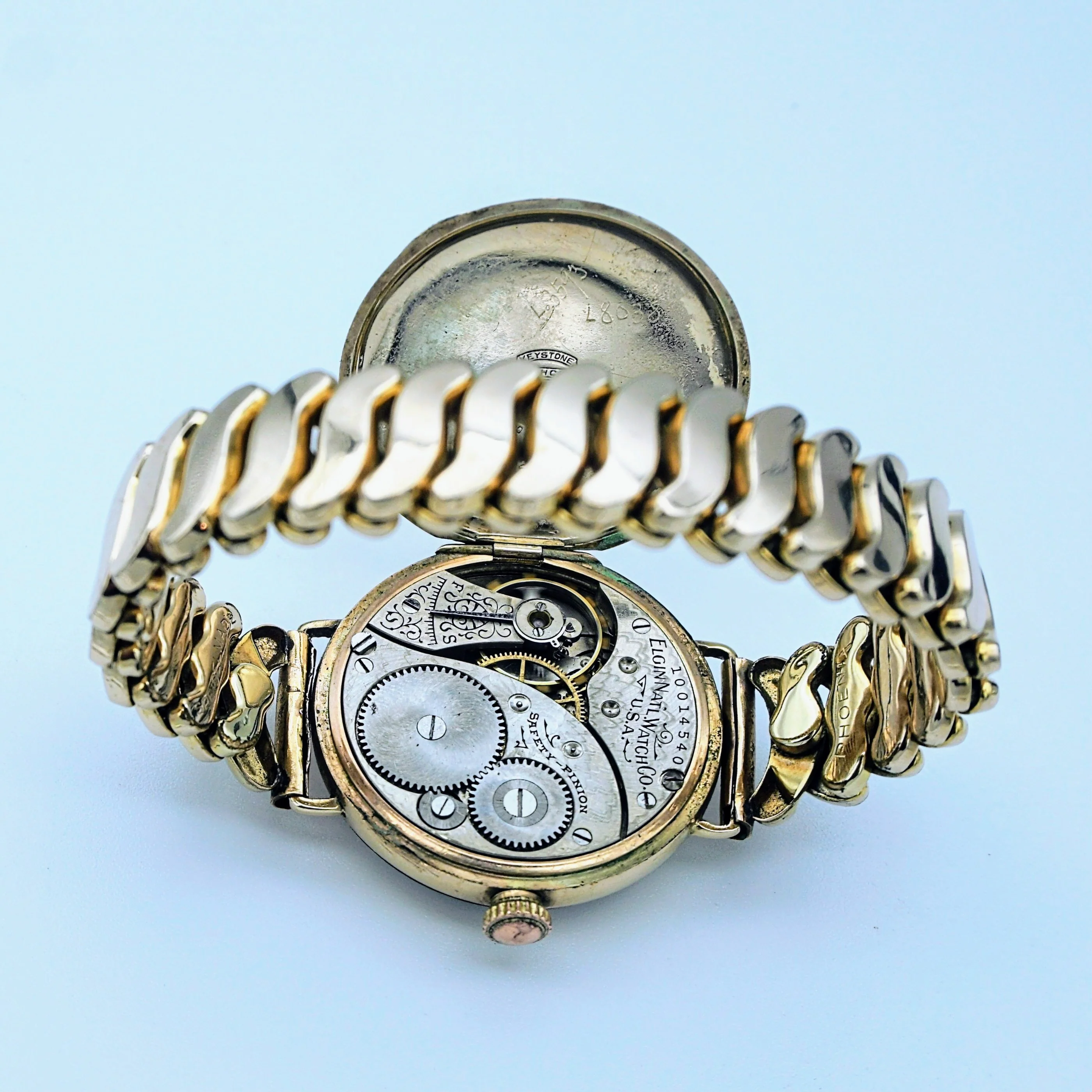 1902 Beautiful Antique Elgin Trench Watch Caliber Grade 269 7 Jewels Runs Great - Image 12