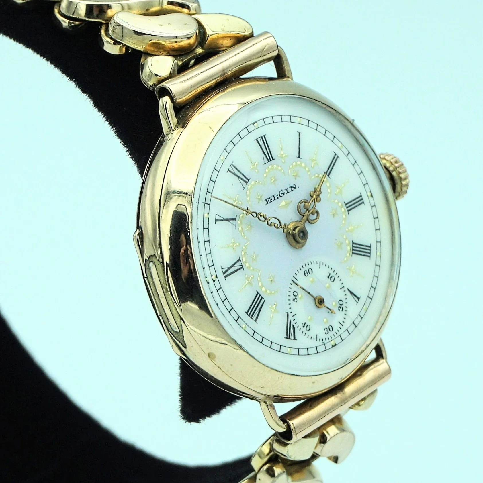 1902 Beautiful Antique Elgin Trench Watch Caliber Grade 269 7 Jewels Runs Great - Image 5