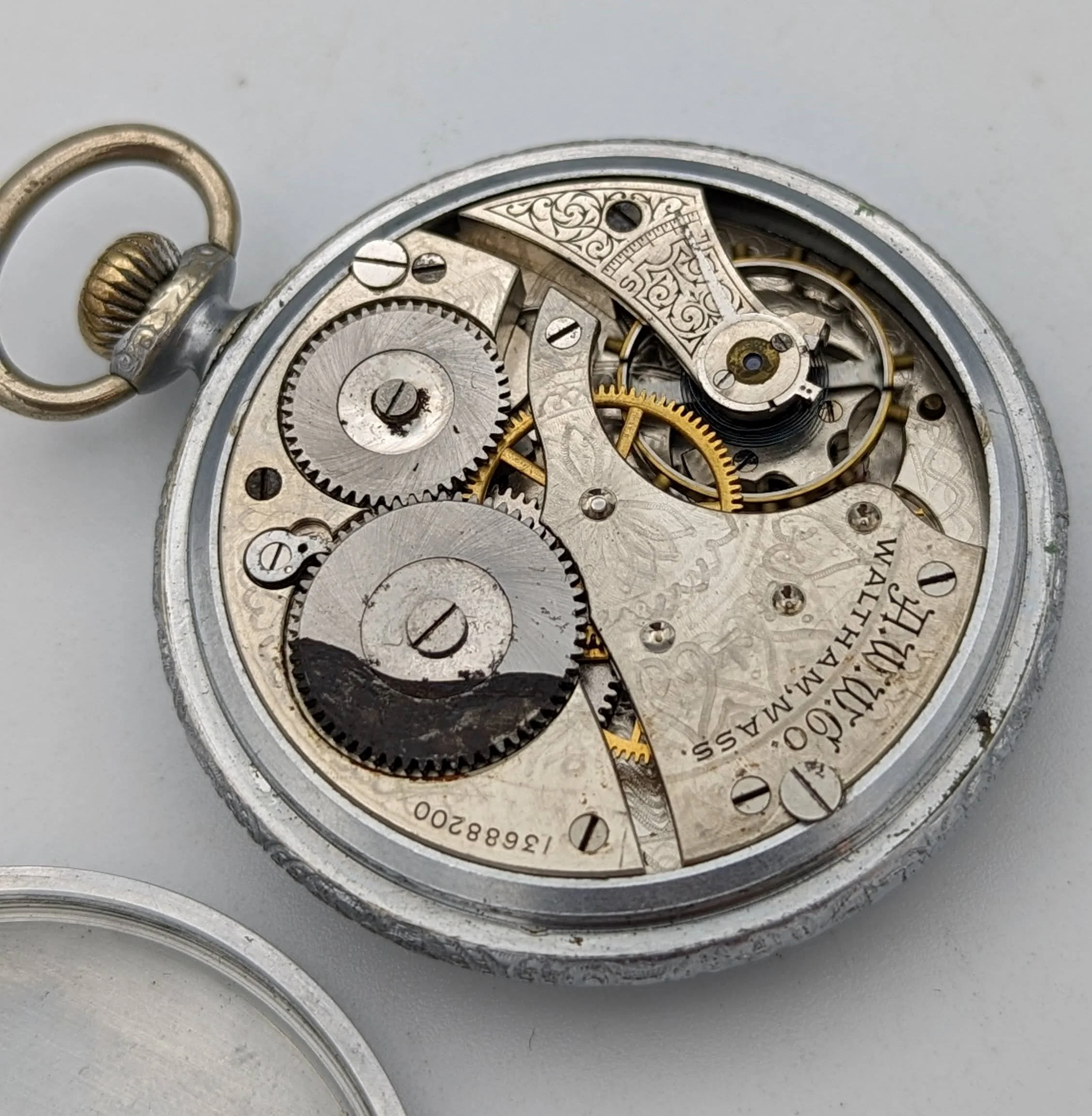 1904 Antique Waltham Pocket Watch Model 1899 Size 16s Grade 610 7 Jewels - Image 10