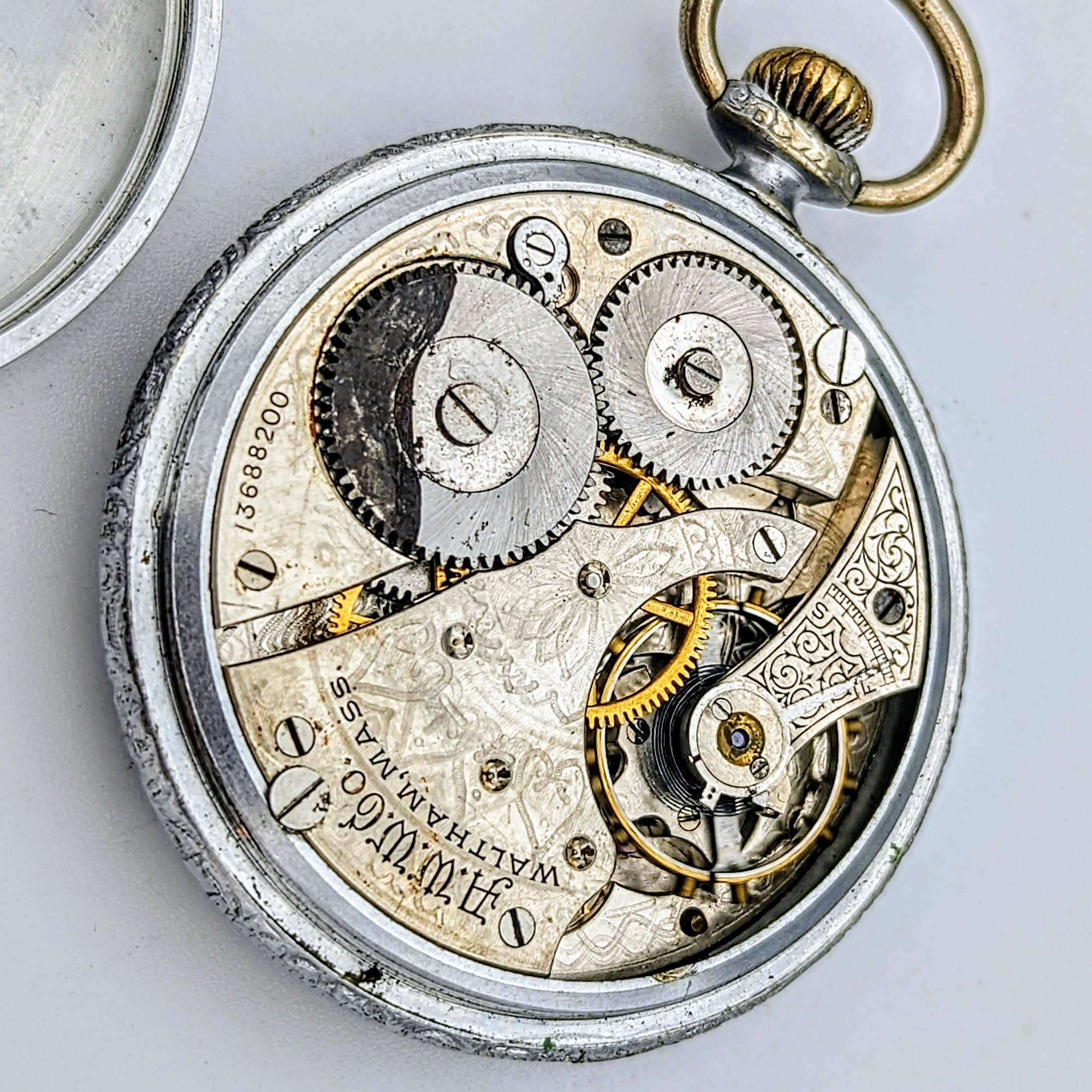1904 Antique Waltham Pocket Watch Model 1899 Size 16s Grade 610 7 Jewels - Image 11