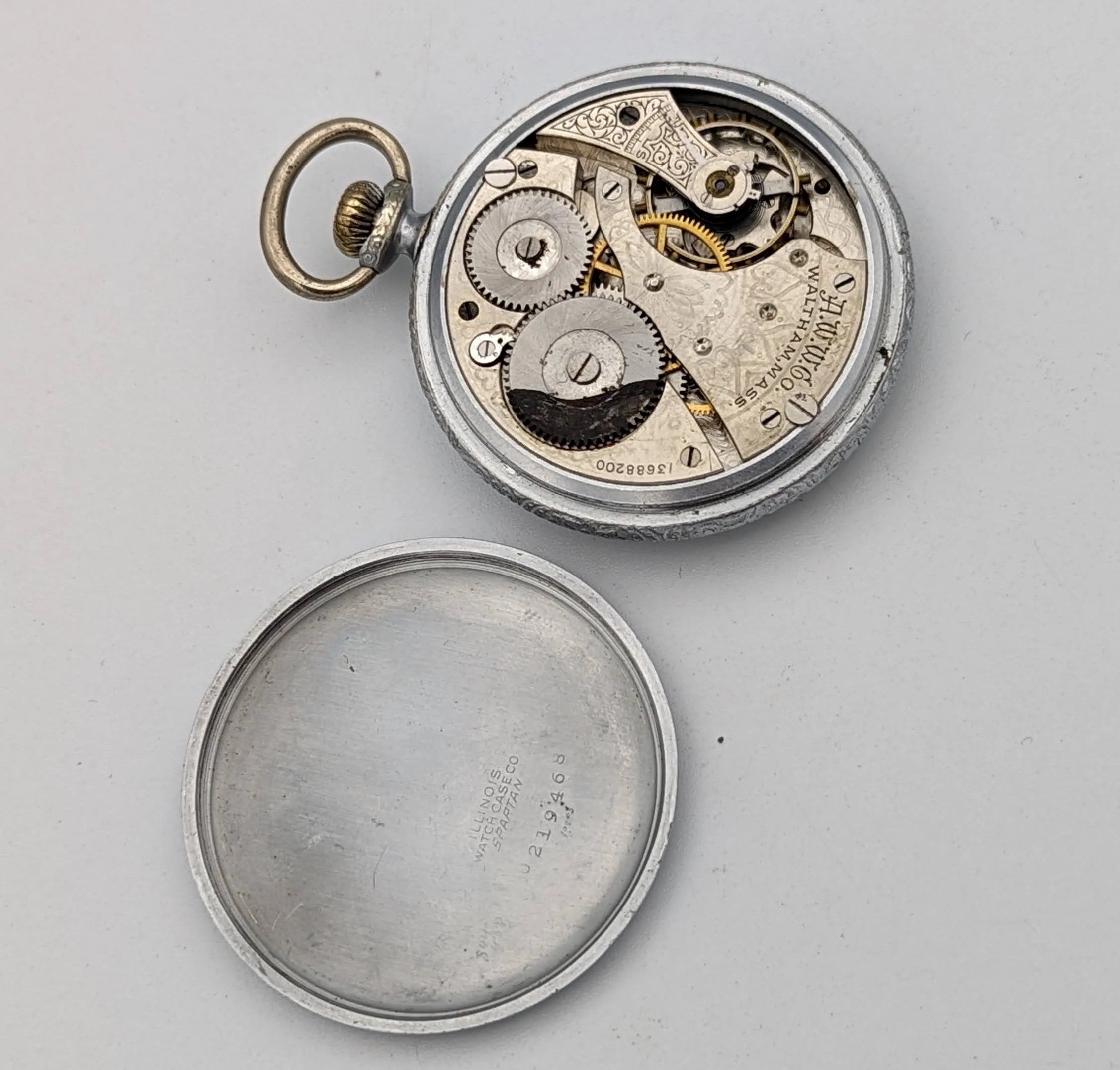 1904 Antique Waltham Pocket Watch Model 1899 Size 16s Grade 610 7 Jewels - Image 12