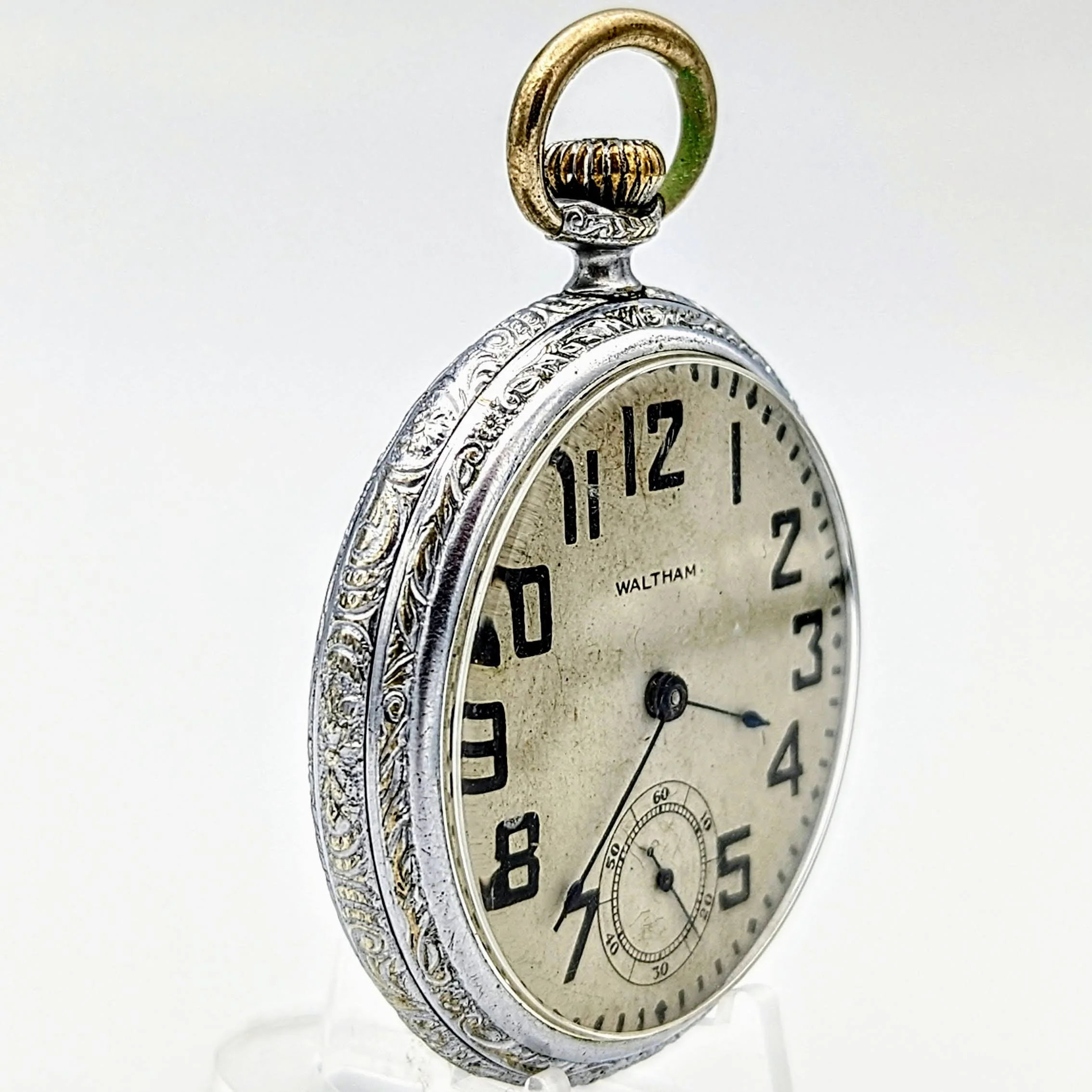 1904 Antique Waltham Pocket Watch Model 1899 Size 16s Grade 610 7 Jewels - Image 3