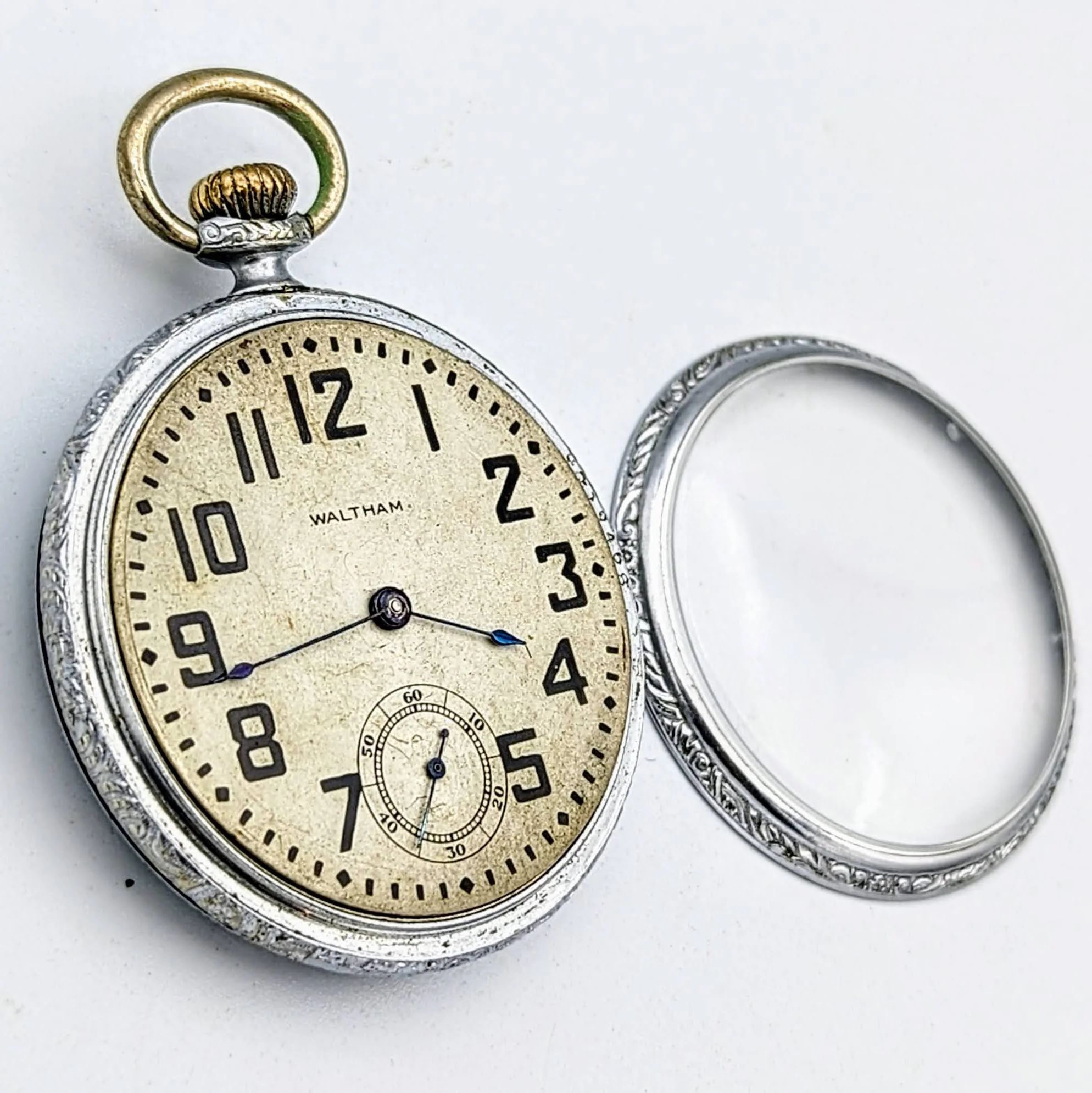 1904 Antique Waltham Pocket Watch Model 1899 Size 16s Grade 610 7 Jewels - Image 4