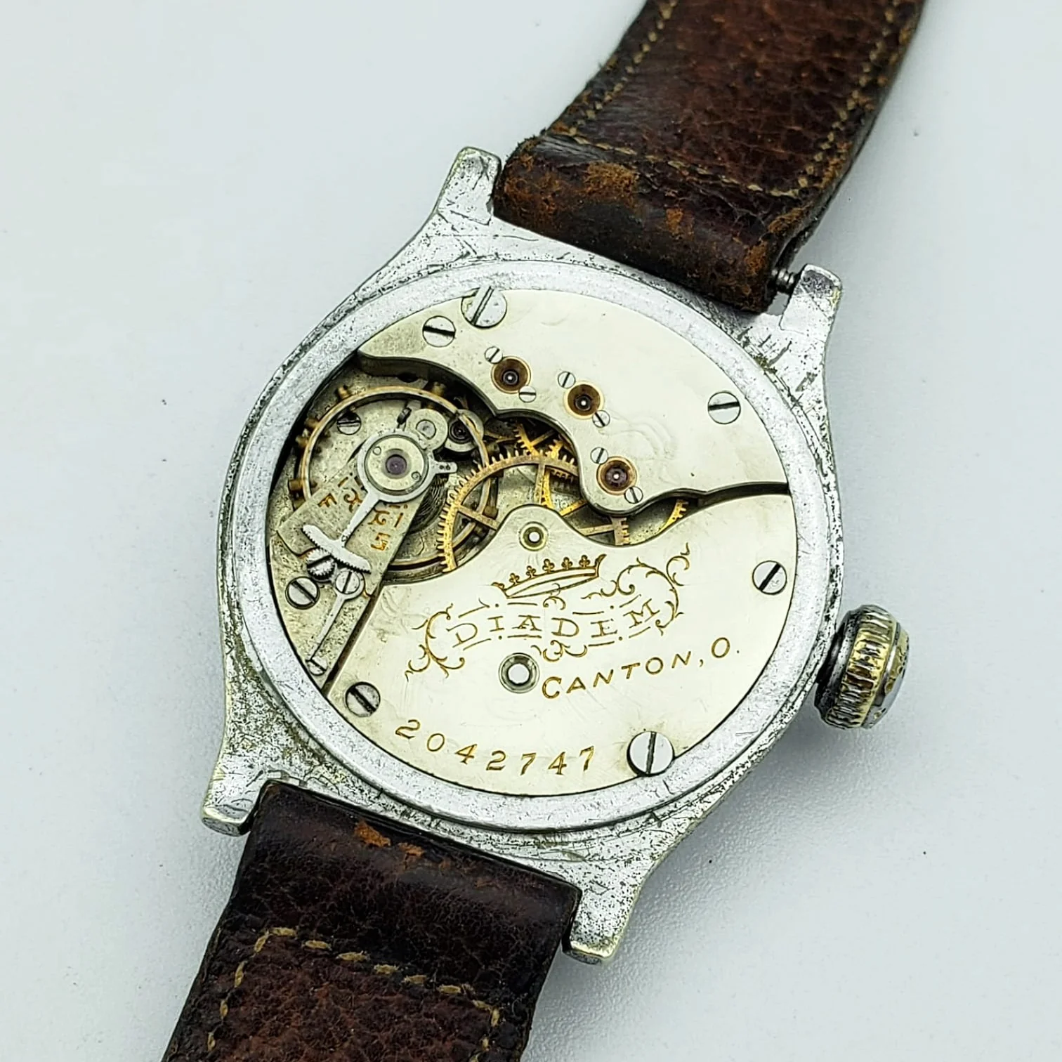 1905 Dueber-Hampden Wristwatch Military Service Size 3/0s 15J Watch - Image 16