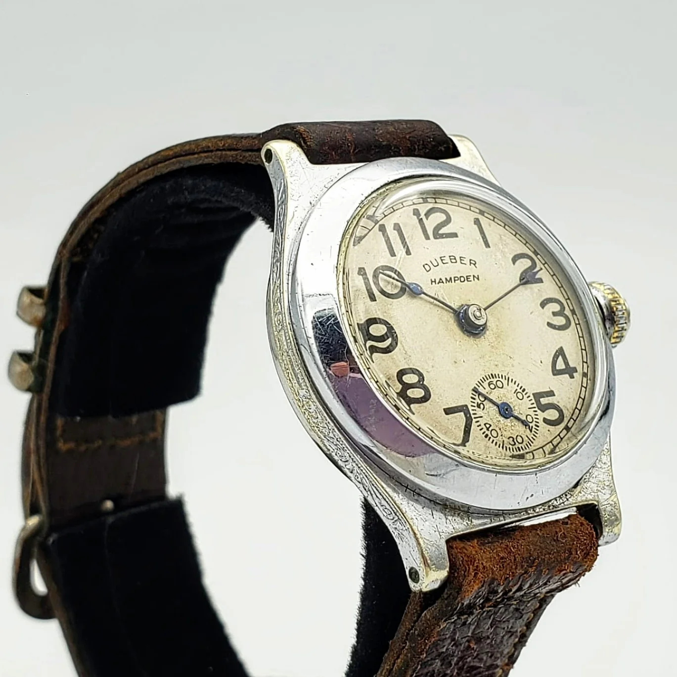 1905 Dueber-Hampden Wristwatch Military Service Size 3/0s 15J Watch - Image 4