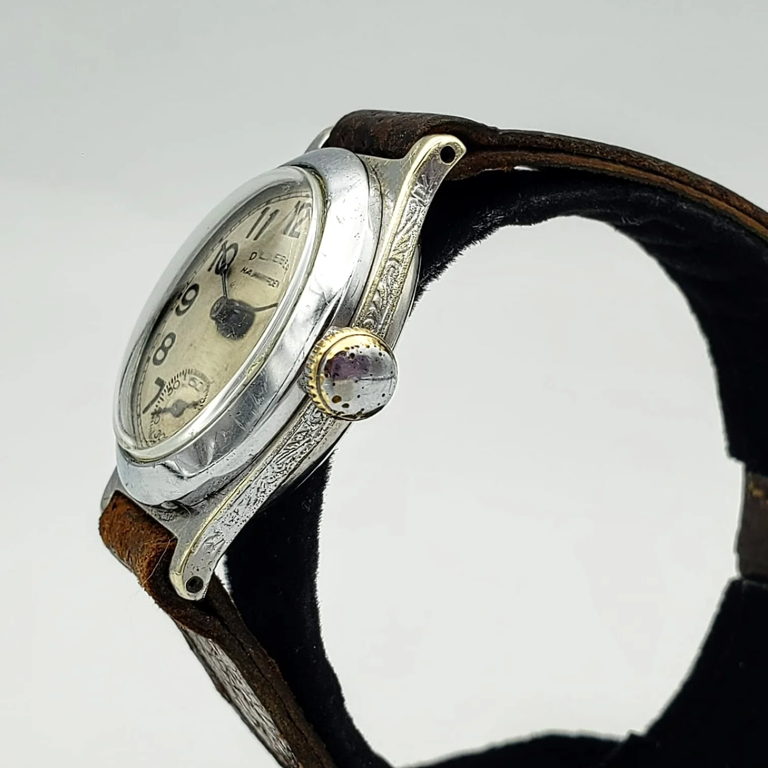 1905 Dueber-Hampden Wristwatch Military Service Size 3/0s 15J Watch - Image 8