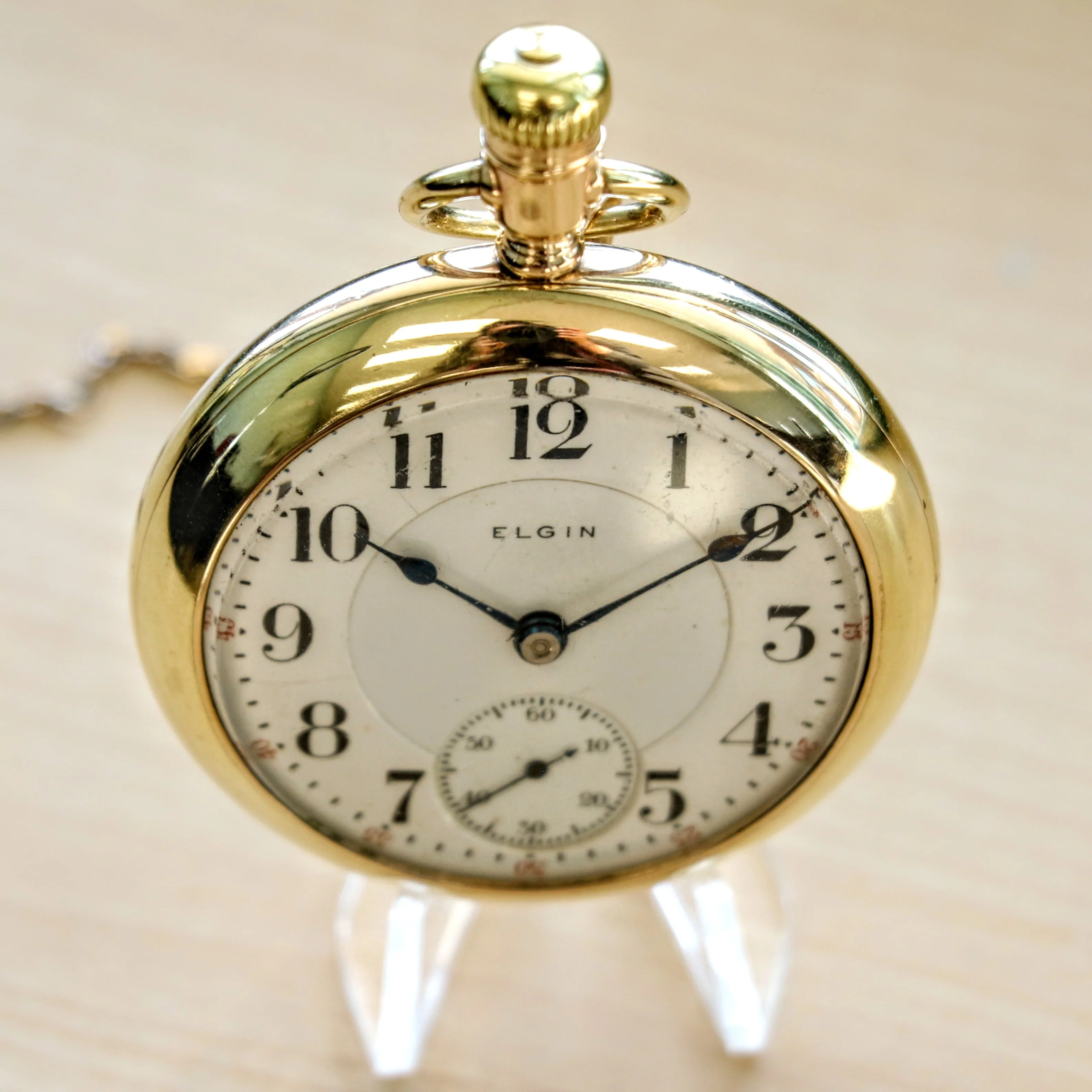 1905 ELGIN Pocket Watch 18s 21 Jewels Railroad Grade No. 349 Vintage U.S.A. Made - Image 3