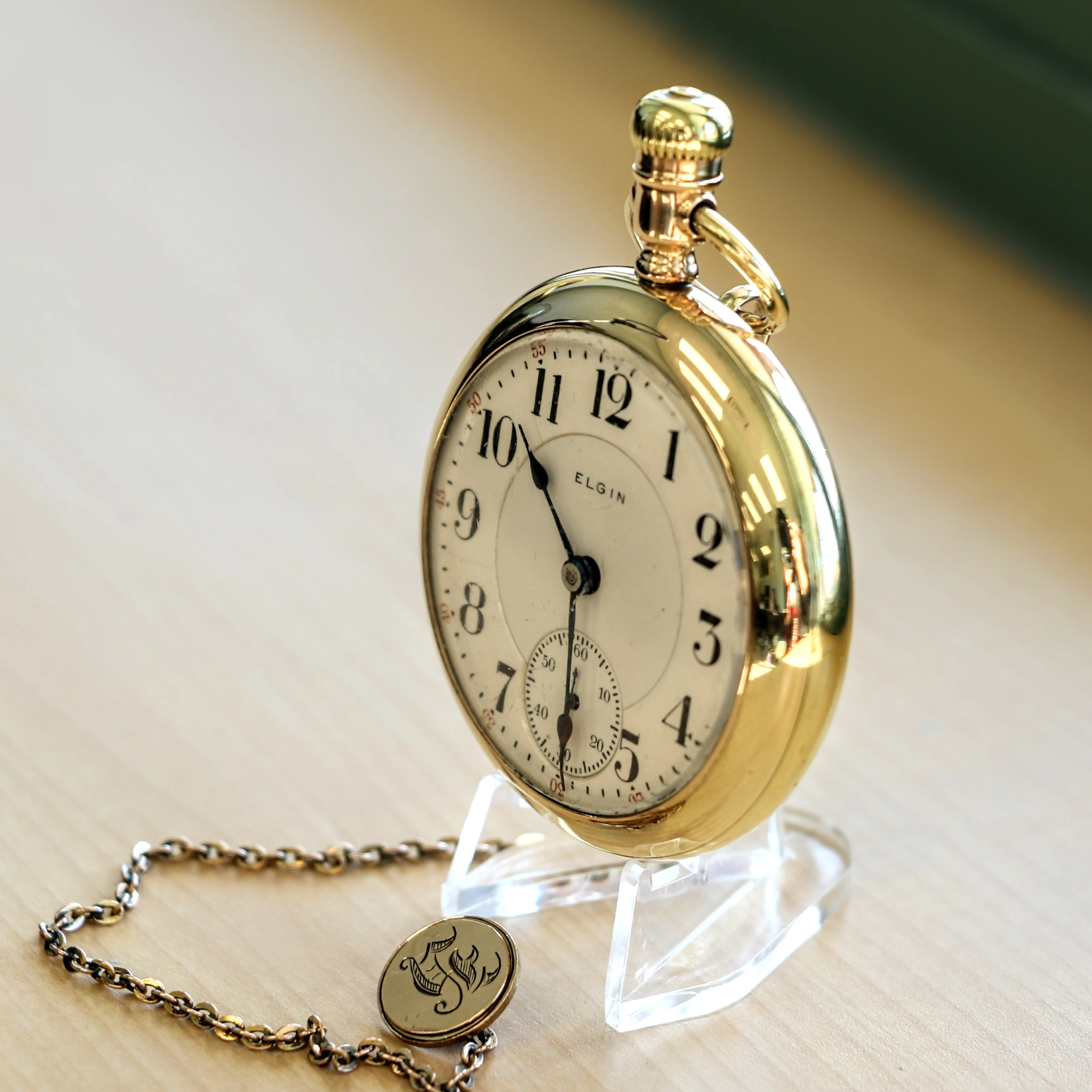 1905 ELGIN Pocket Watch 18s 21 Jewels Railroad Grade No. 349 Vintage U.S.A. Made - Image 5