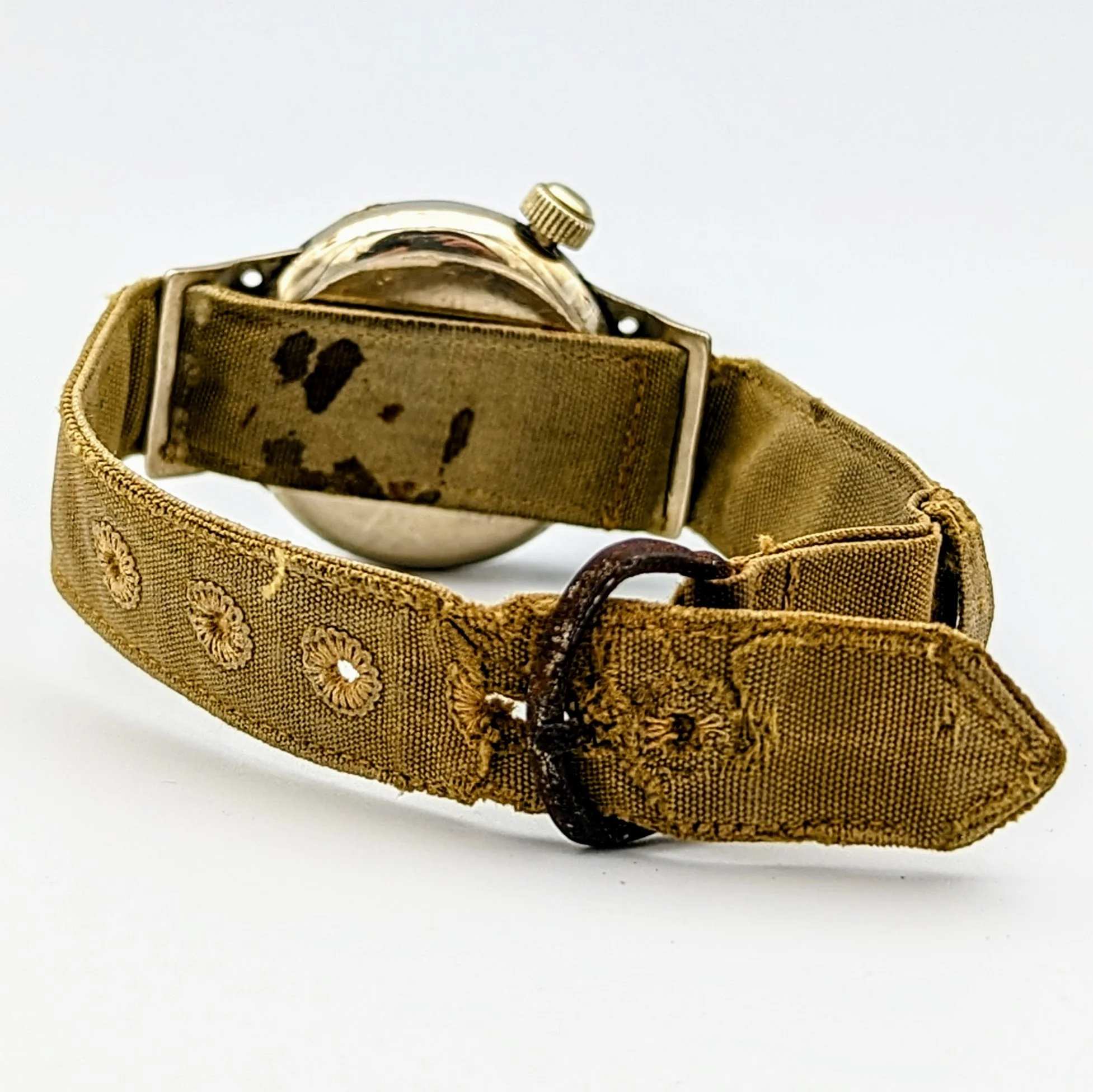 1906 HAMPDEN "Molly Stark" Trench Watch 7 Jewels U.S. Army Wristwatch - Image 11