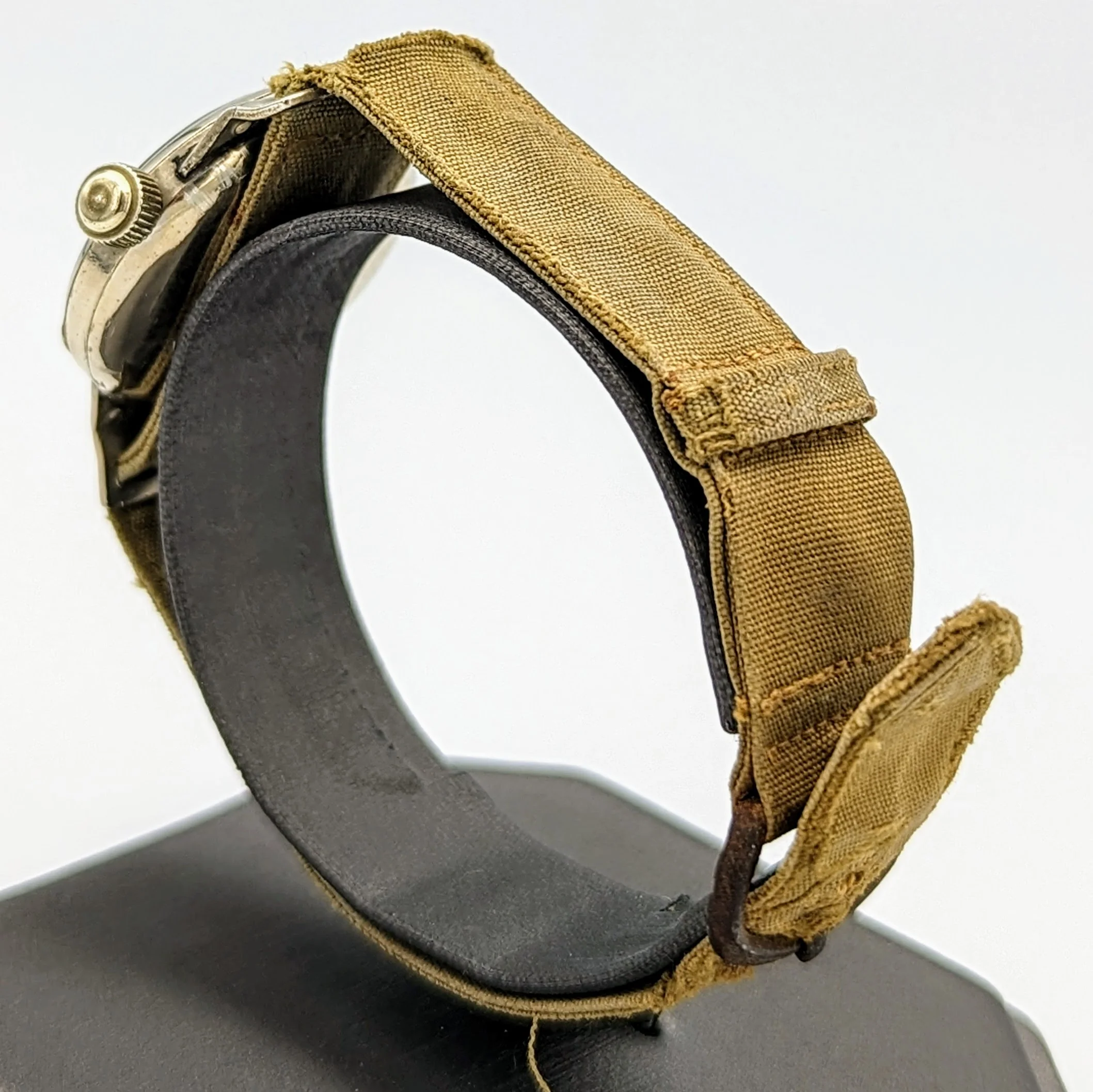 1906 HAMPDEN "Molly Stark" Trench Watch 7 Jewels U.S. Army Wristwatch - Image 6