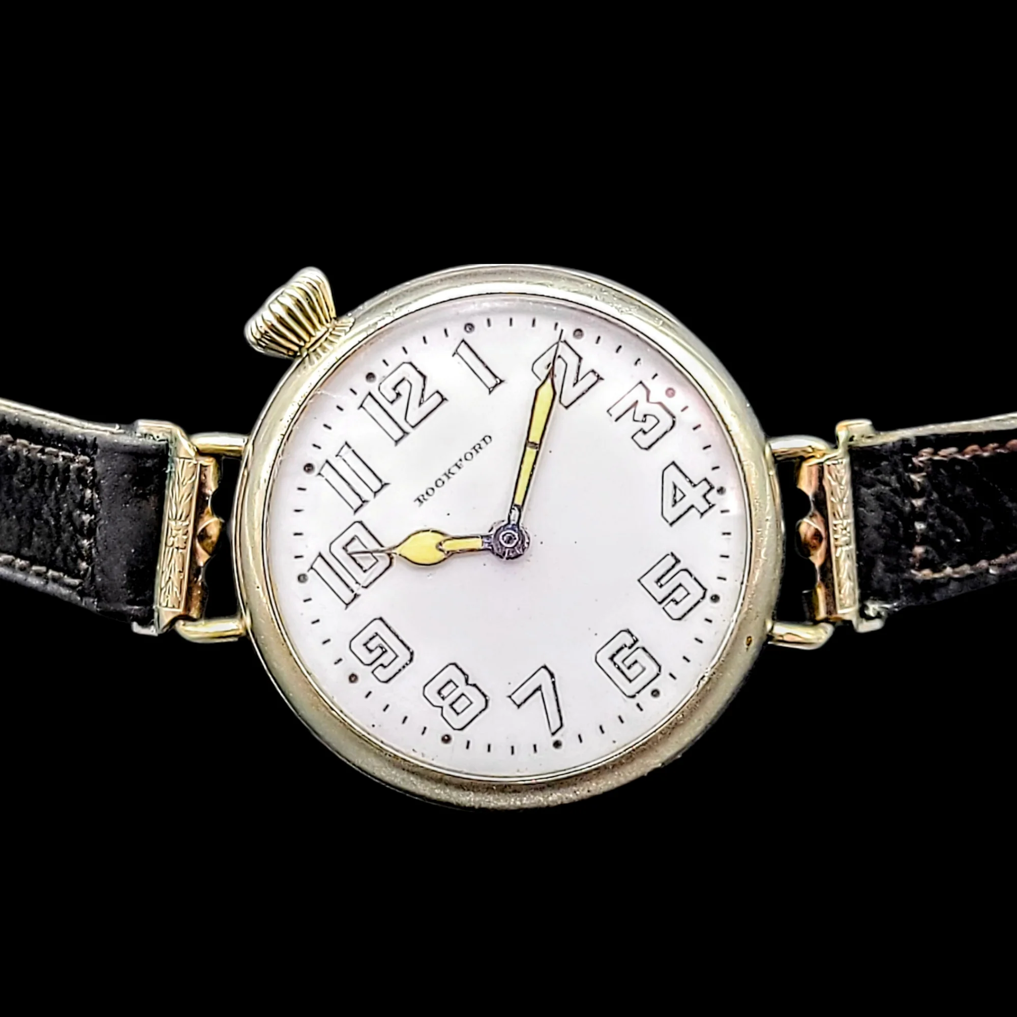 1910 ROCKFORD Trench Watch 15 Jewels Grade 164 - Image 10