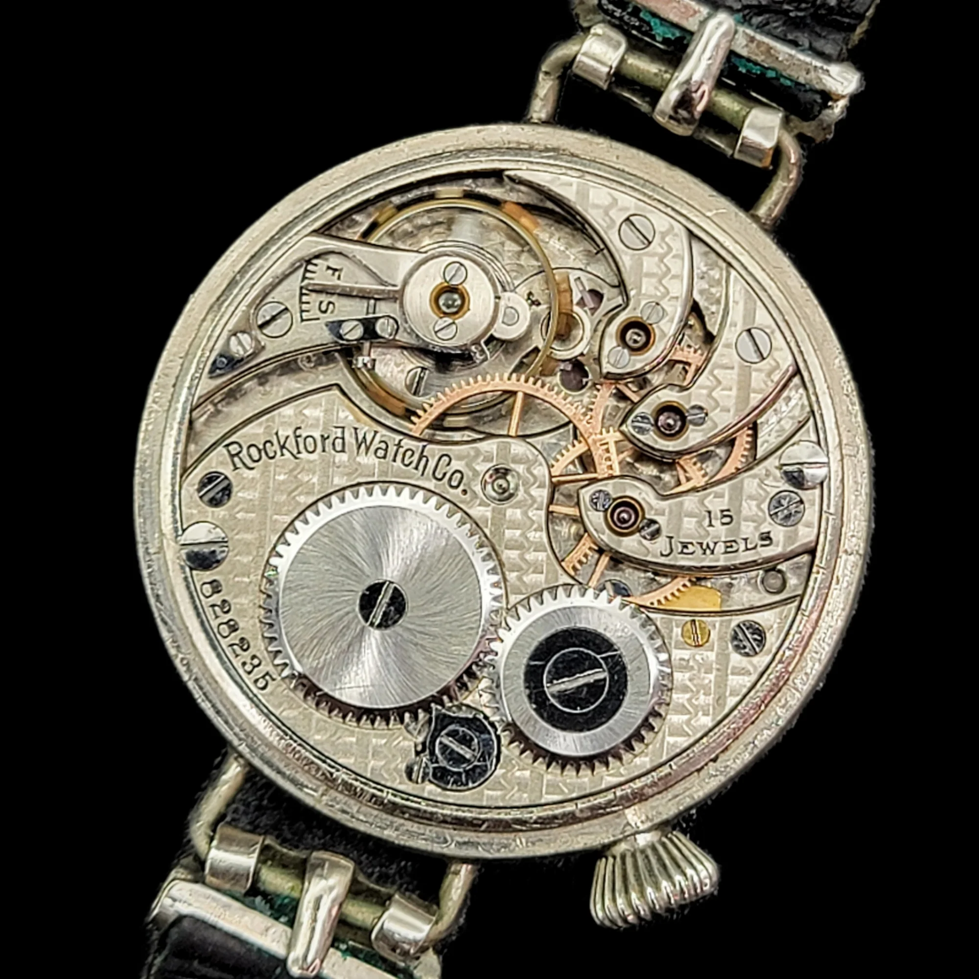 1910 ROCKFORD Trench Watch 15 Jewels Grade 164 - Image 13