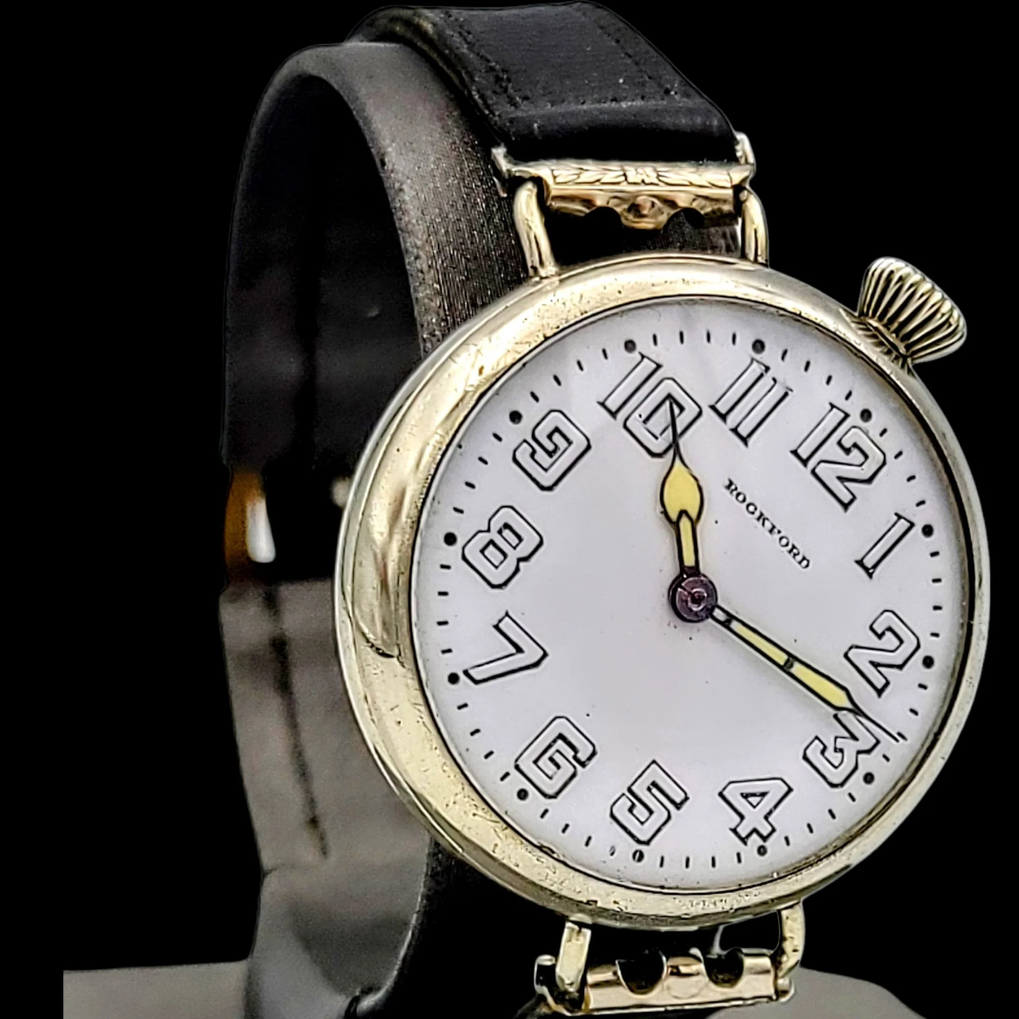 1910 ROCKFORD Trench Watch 15 Jewels Grade 164 - Image 6