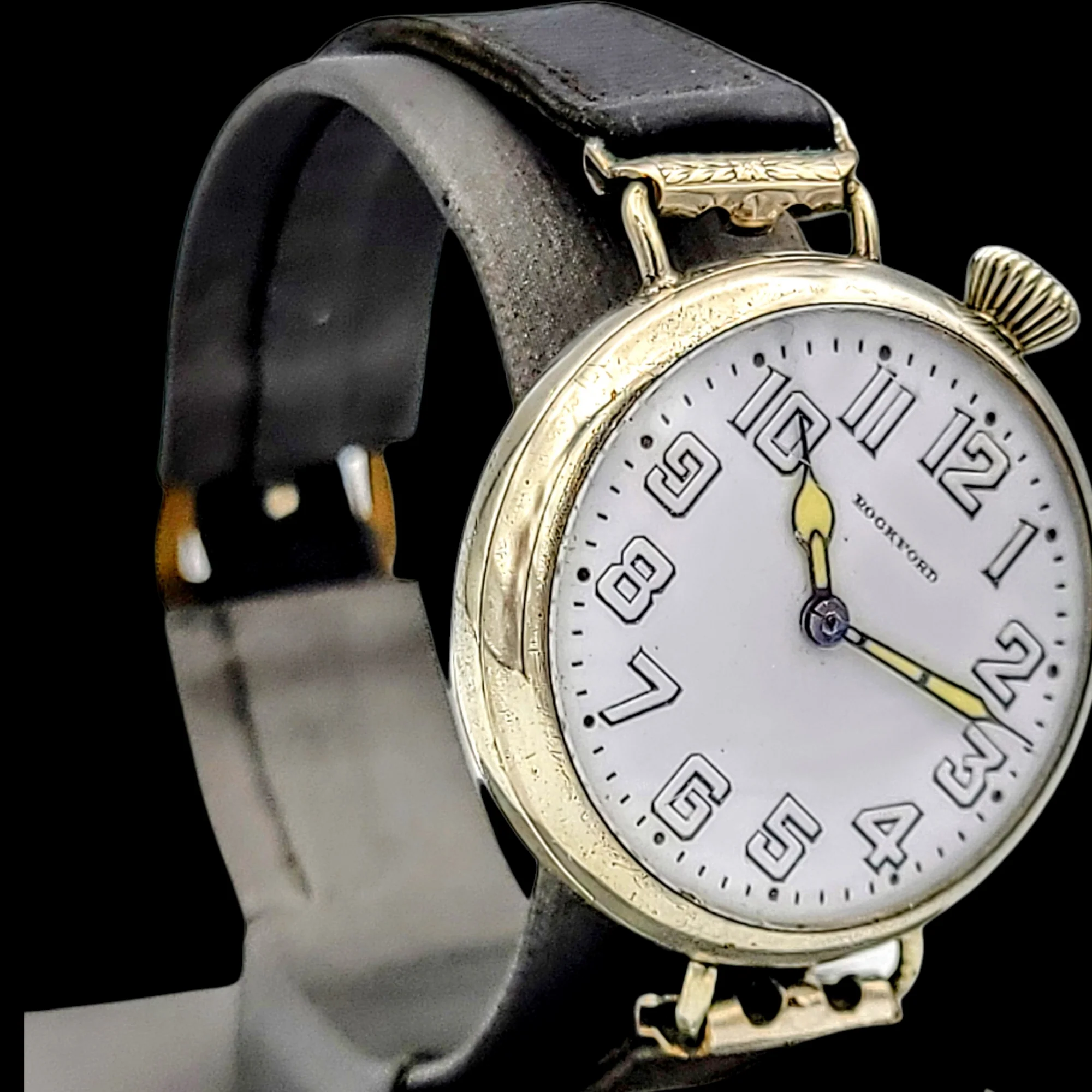 1910 ROCKFORD Trench Watch 15 Jewels Grade 164 - Image 7