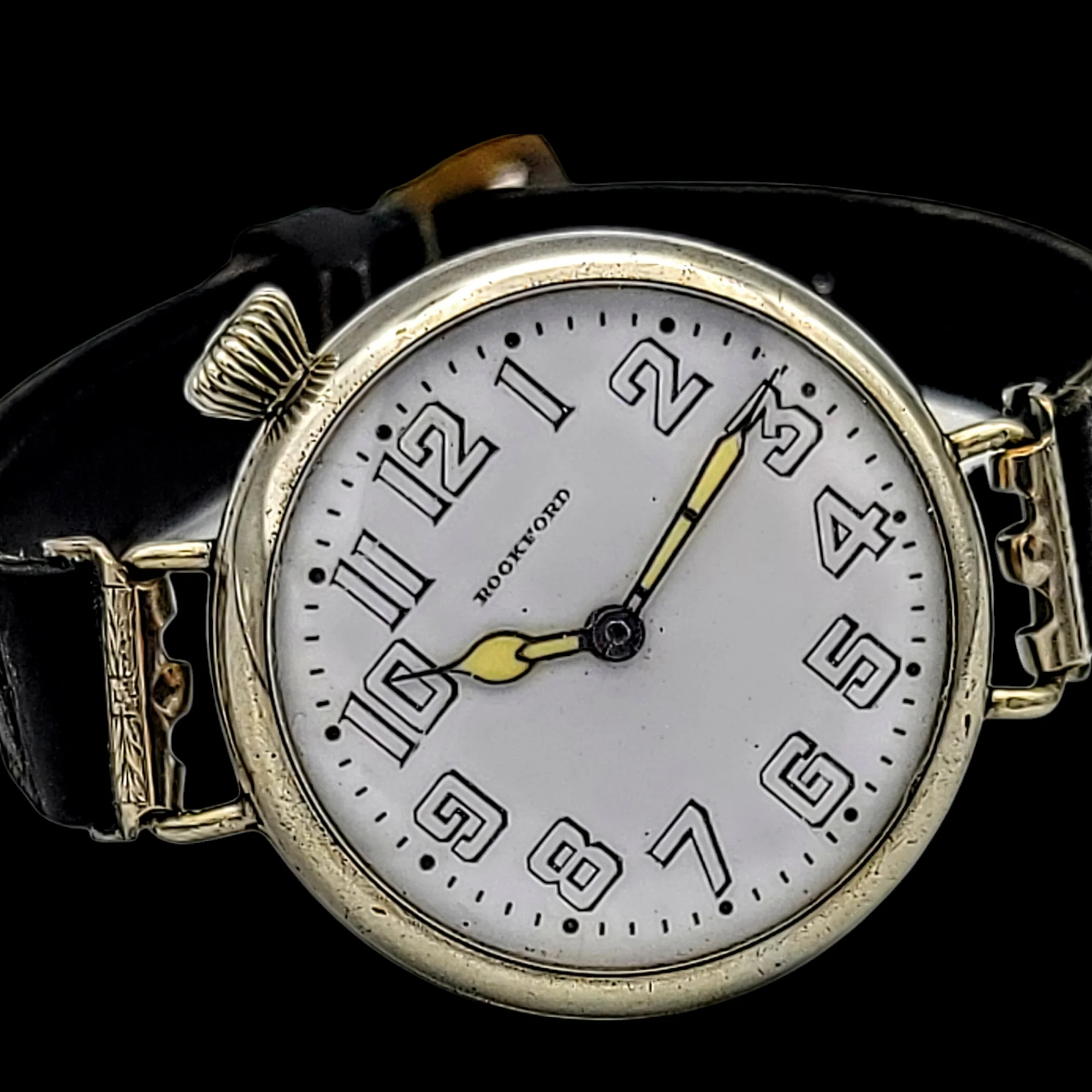 1910 ROCKFORD Trench Watch 15 Jewels Grade 164 - Image 9