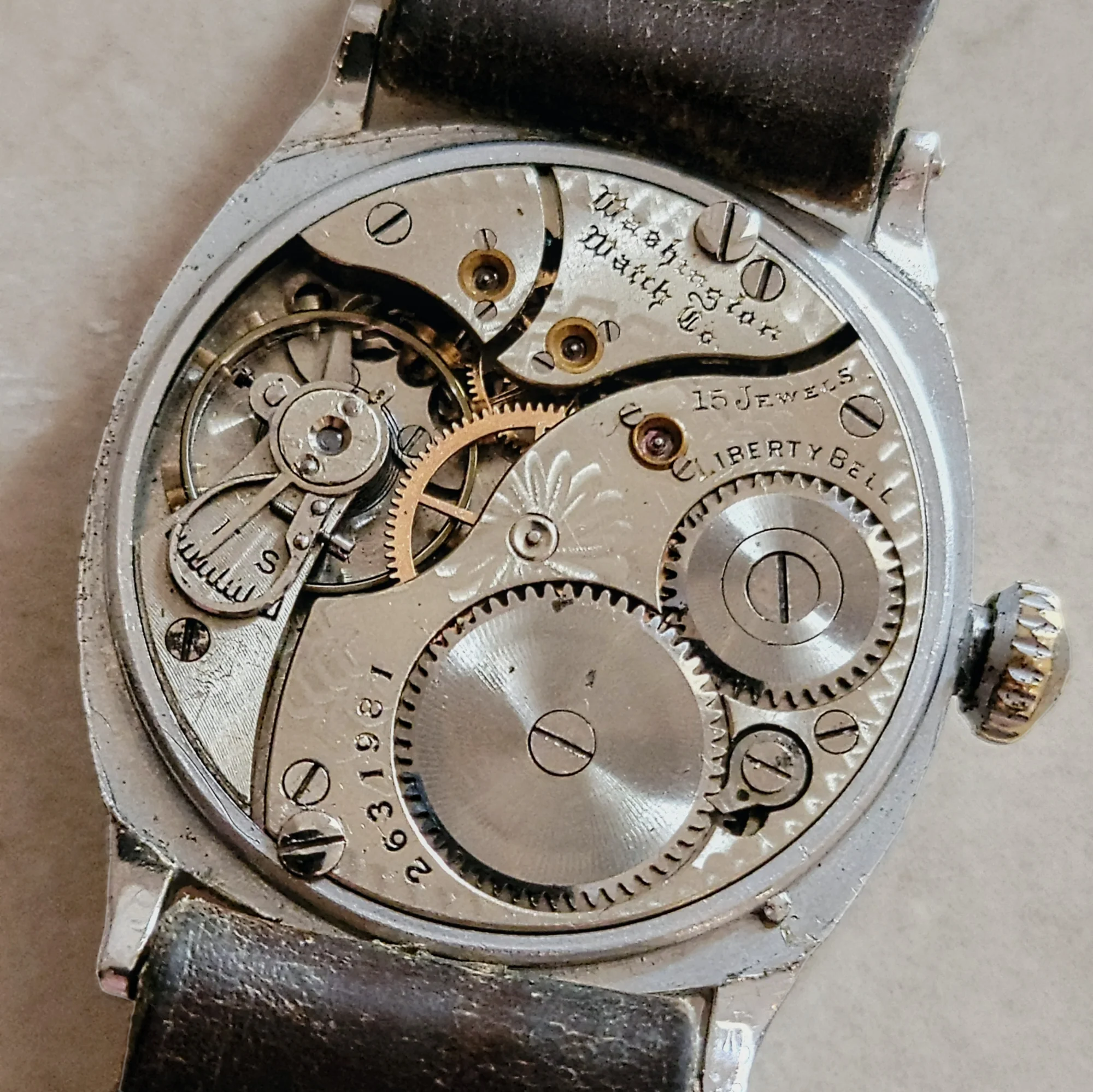 1914 WASHINGTON Wristwatch By Illinois Watch Co. Grade 35 U.S.A. - Image 12