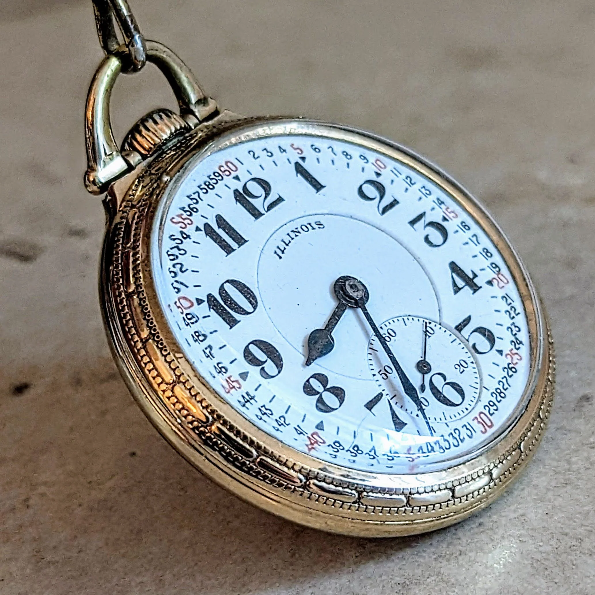 1918 Illinois Bunn Special Pocket Watch Railroad Grade Model 9 Size 16s 21J 6 ADJs - Image 4