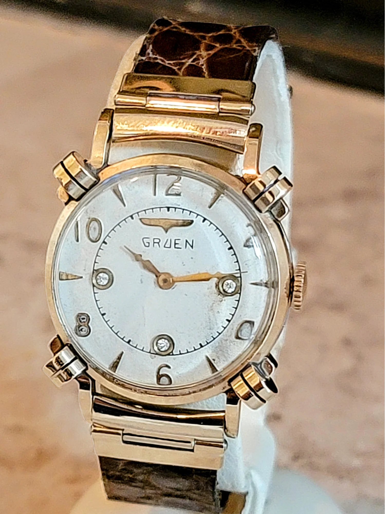 1924 GRUEN Guild Wristwatch 15 Jewels Cal. 153 Swiss - Image 3