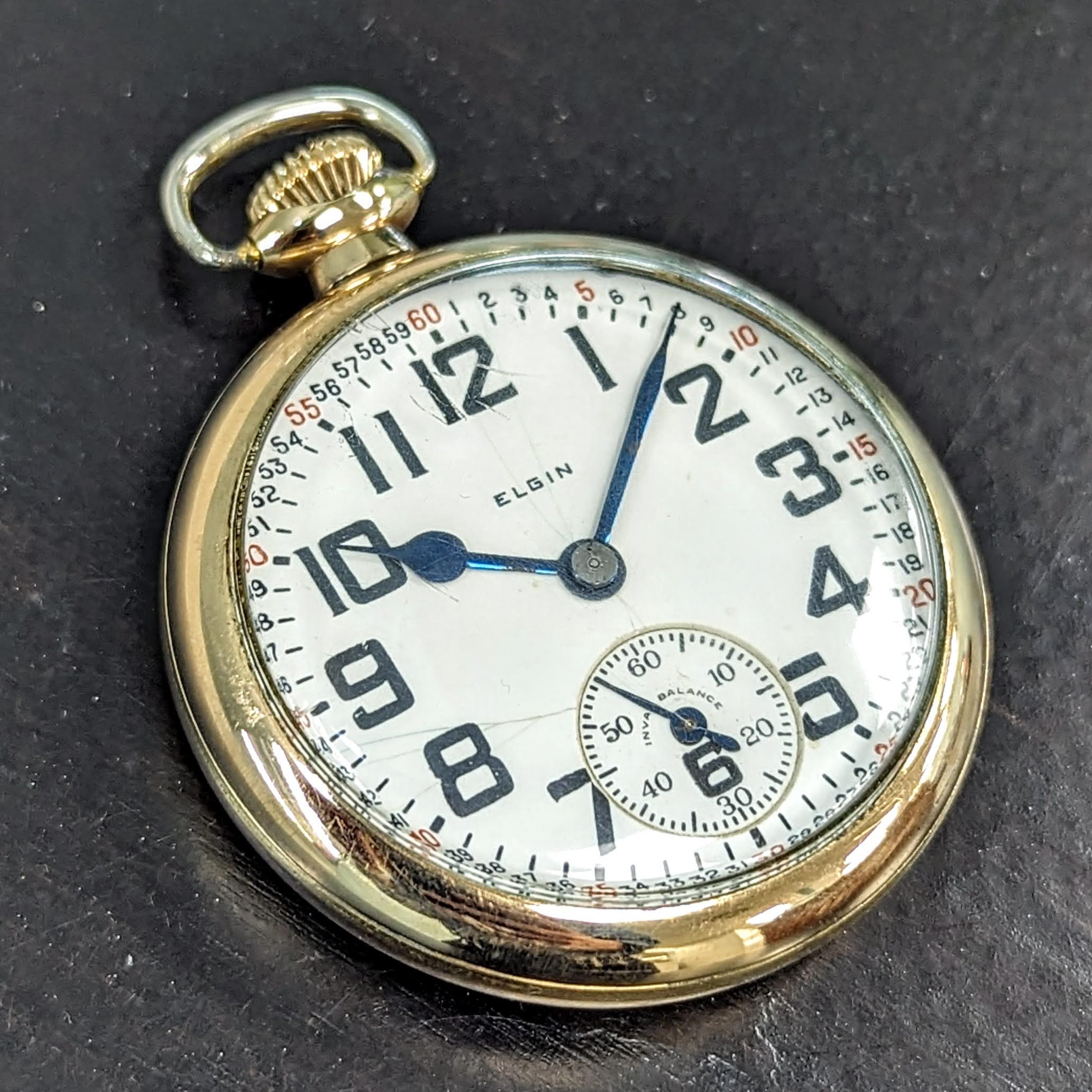 1926 ELGIN Elgin B.W. Raymond Pocket Watch 16s 21 Jewels Grade 472 5 ADJ Vintage USA Made - Image 6