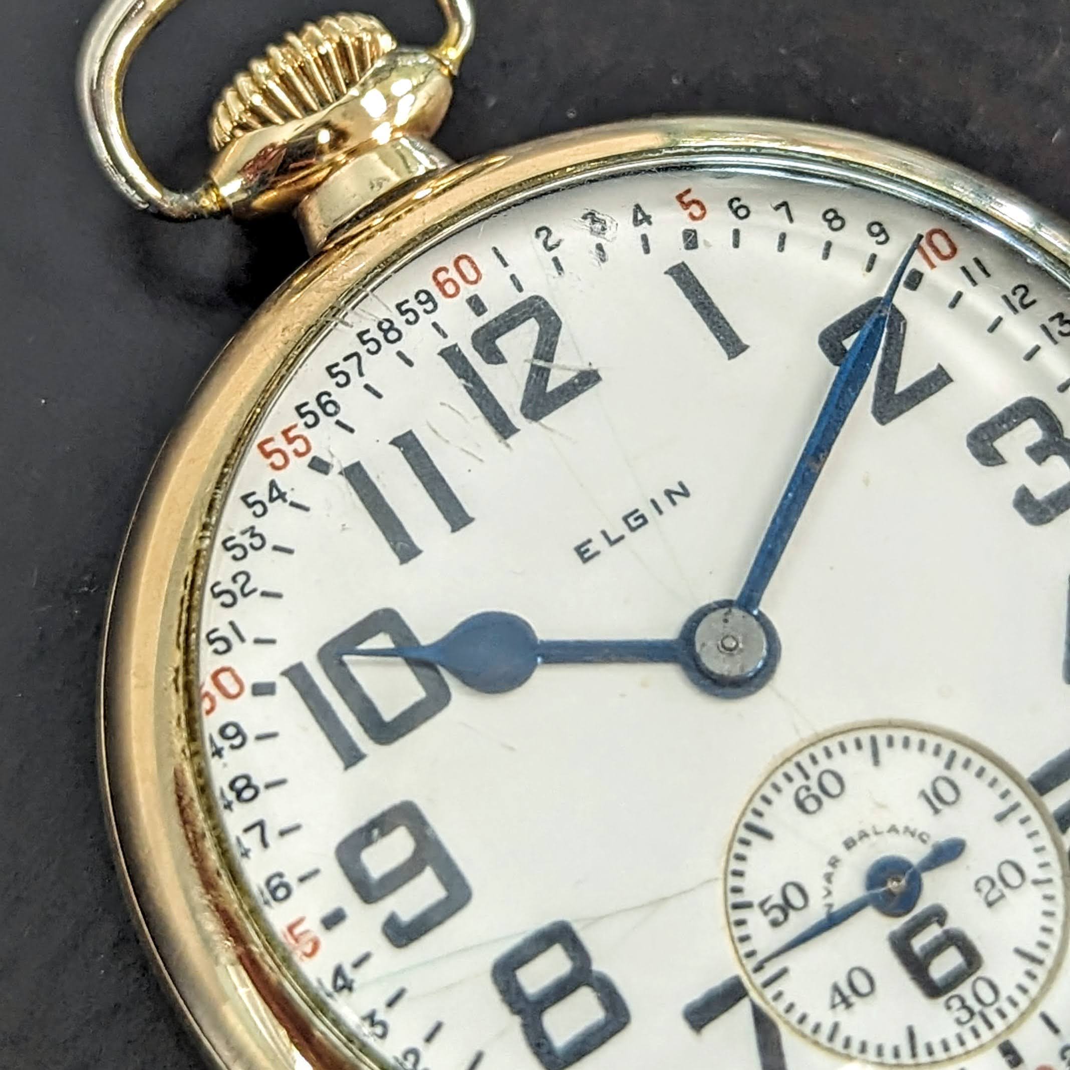 1926 ELGIN Elgin B.W. Raymond Pocket Watch 16s 21 Jewels Grade 472 5 ADJ Vintage USA Made - Image 7