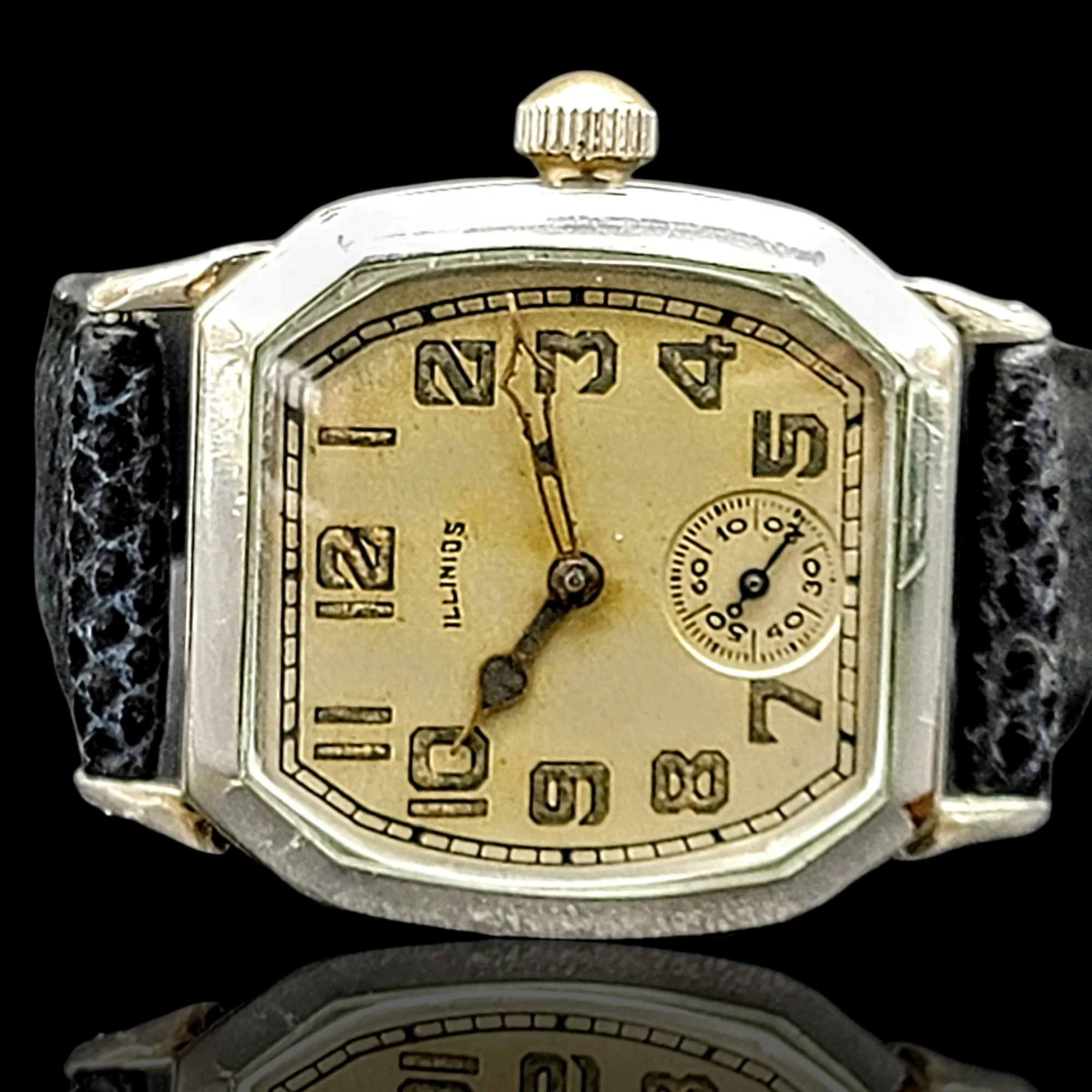 1927 ILLINOIS Watch Company "Atlantic" Wristwatch - Image 5