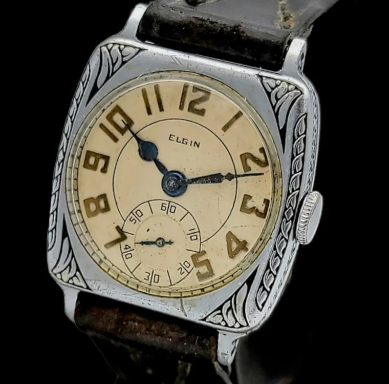 1928 ELGIN Art Deco Wristwatch Grade 430 - Image 11