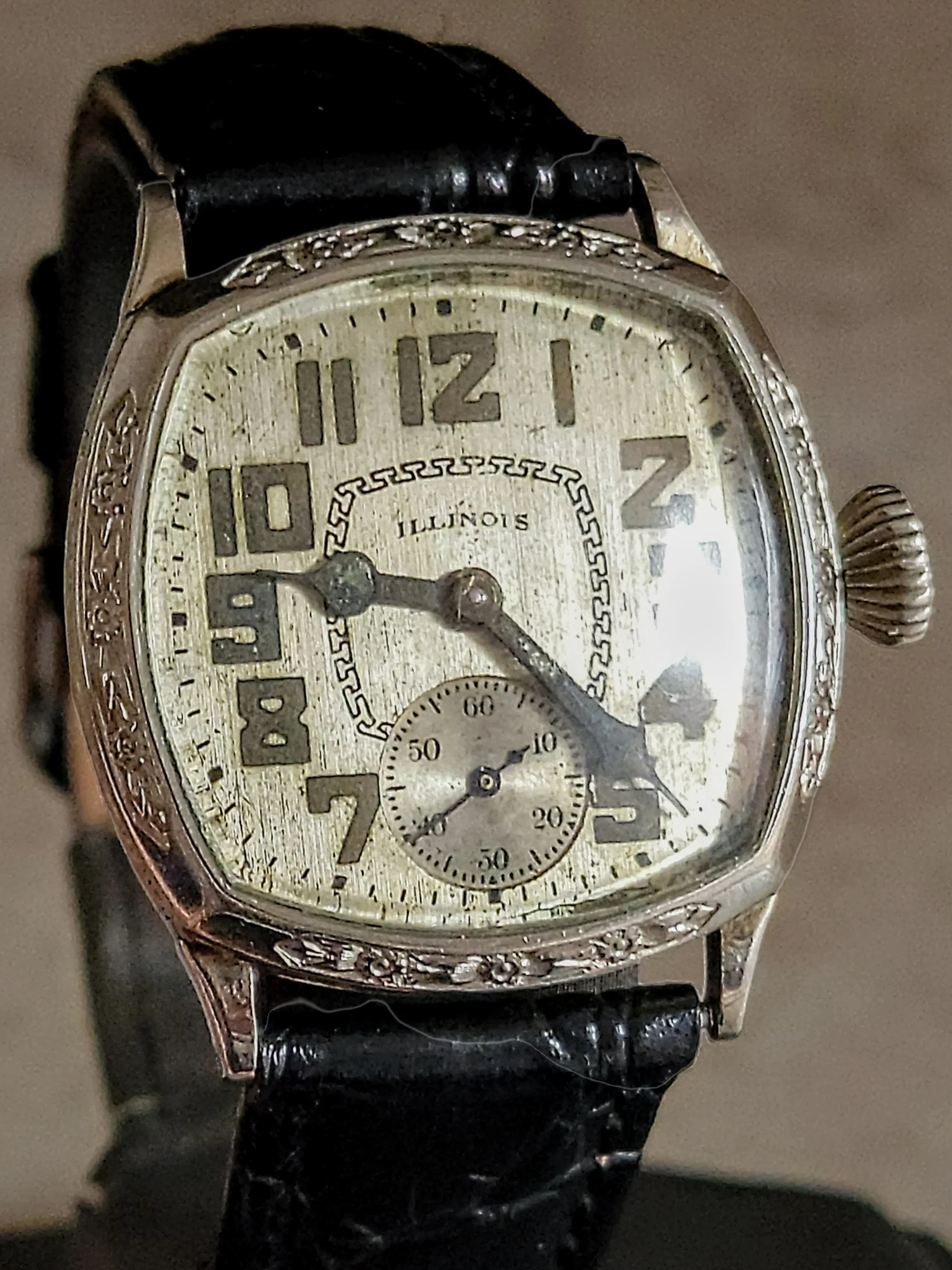1929 ILLINOIS Art Deco Watch Cal. "TIME KING" Grade 24 - Image 11