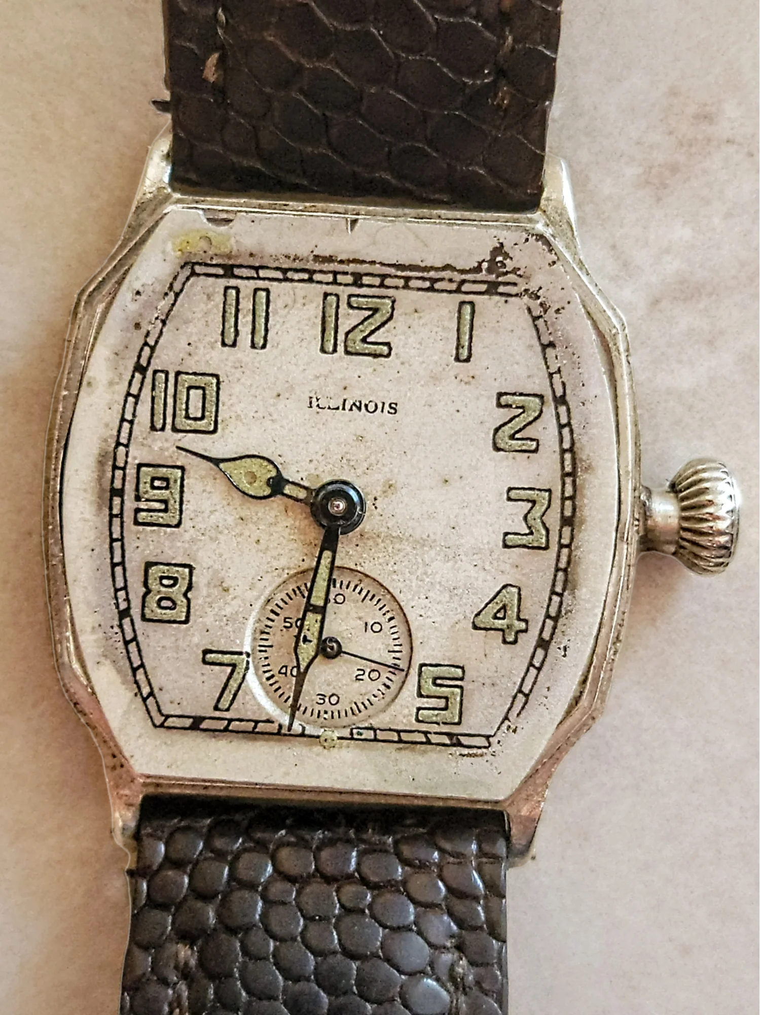 1929 ILLINOIS Atlantic Engraved Watch Grade 24 U.S.A. Made 14K G.F. - Image 10