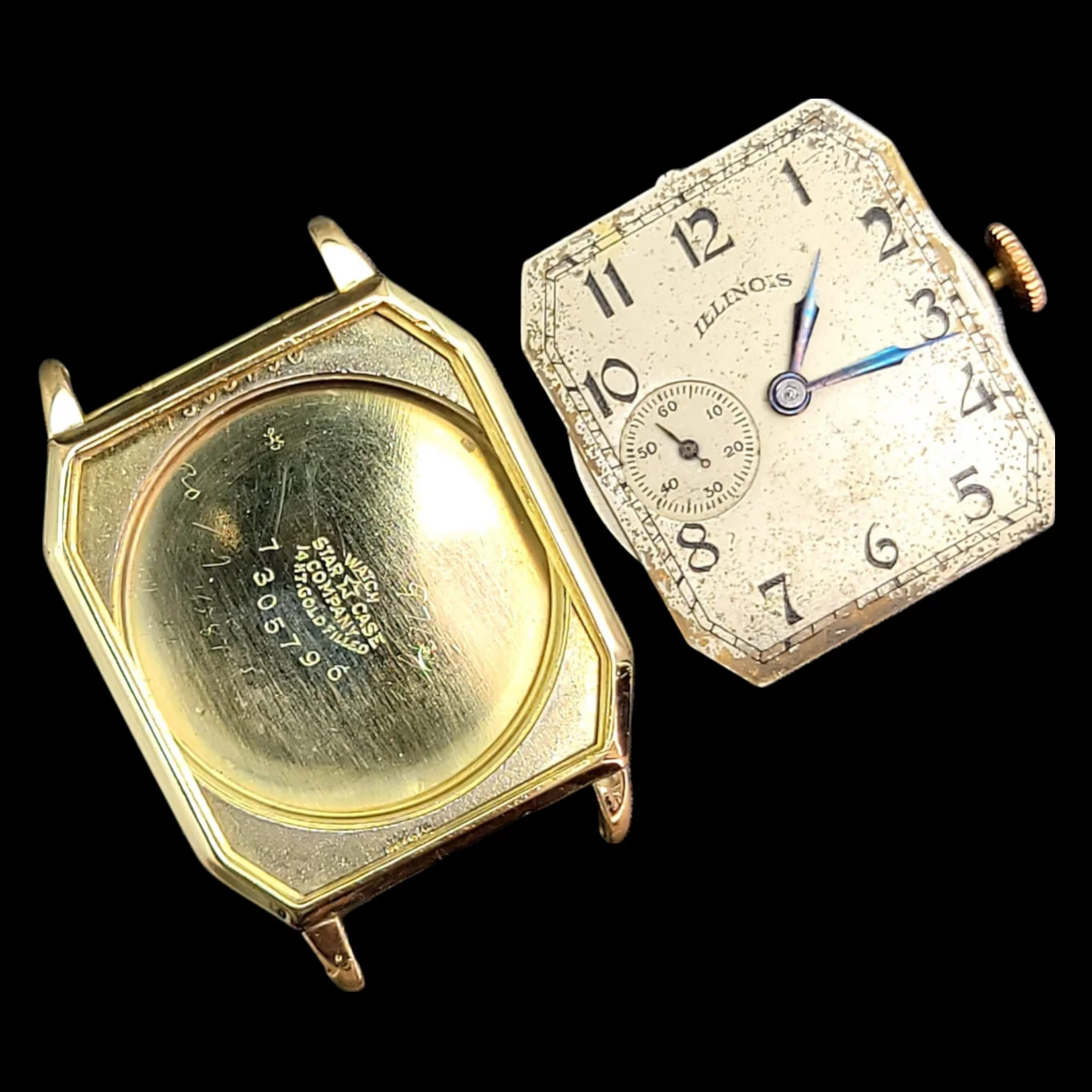 1929 ILLINOIS Canby Watch "Rectangle Plane" Grade 905 - Image 15