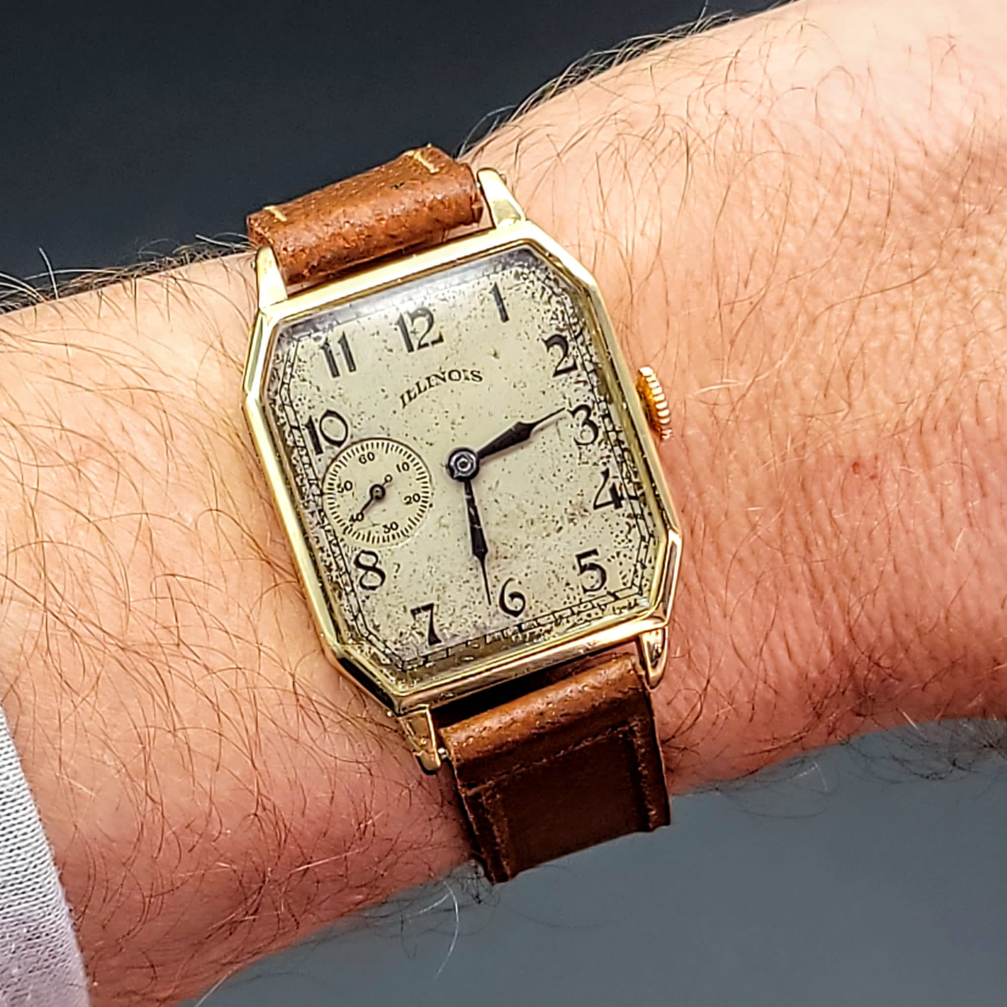 1929 ILLINOIS Canby Watch "Rectangle Plane" Grade 905 - Image 18