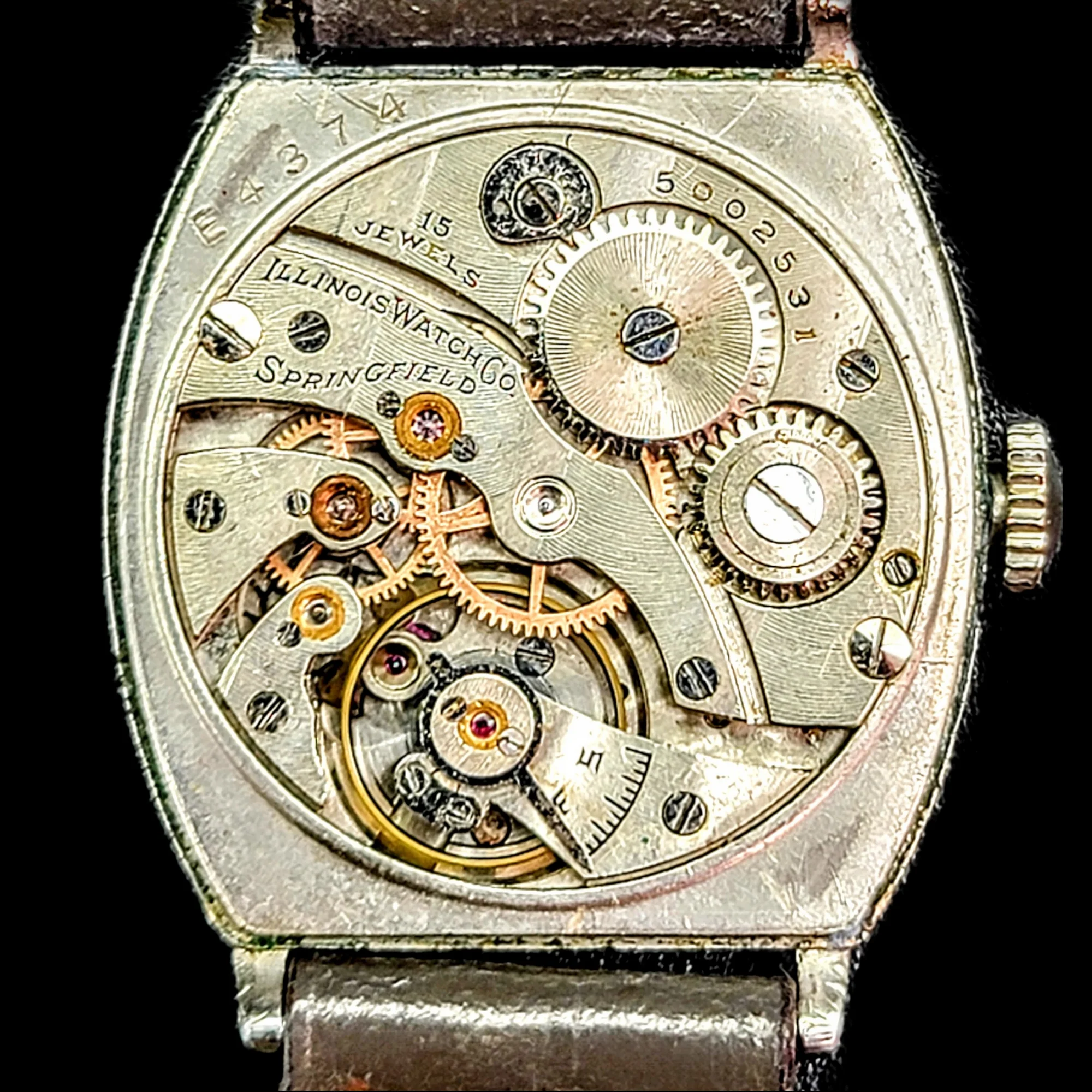 1929 Illinois Whippet Barrel Tonneau Engraved Case Grade 903 15 Jewels - Image 13