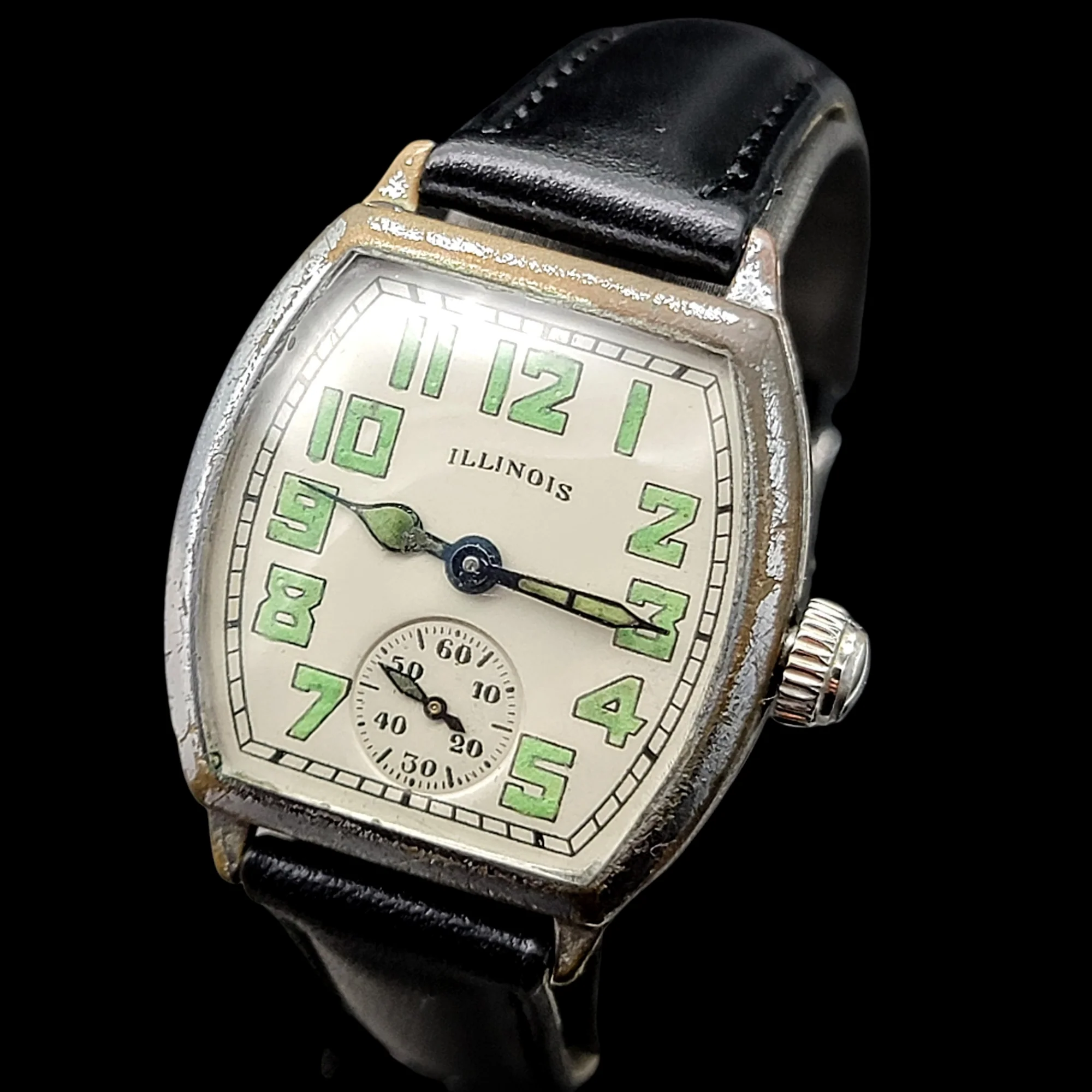 1932 ILLINOIS Whippet Watch Art Deco U.S.A. - Image 12