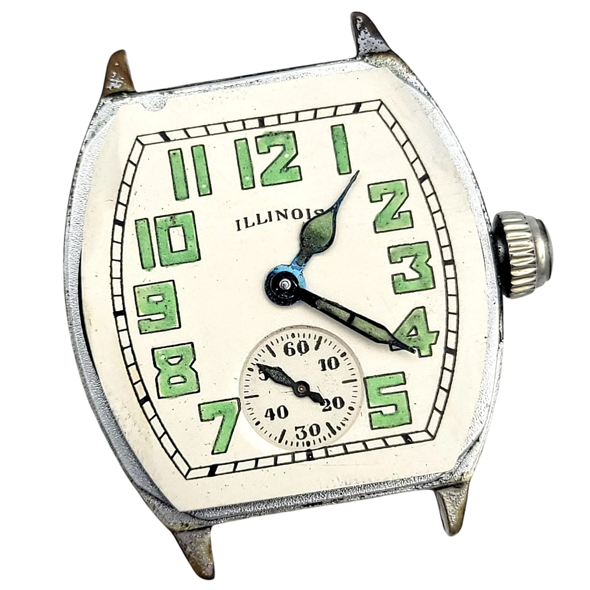 1932 ILLINOIS Whippet Watch Art Deco U.S.A. - Image 5