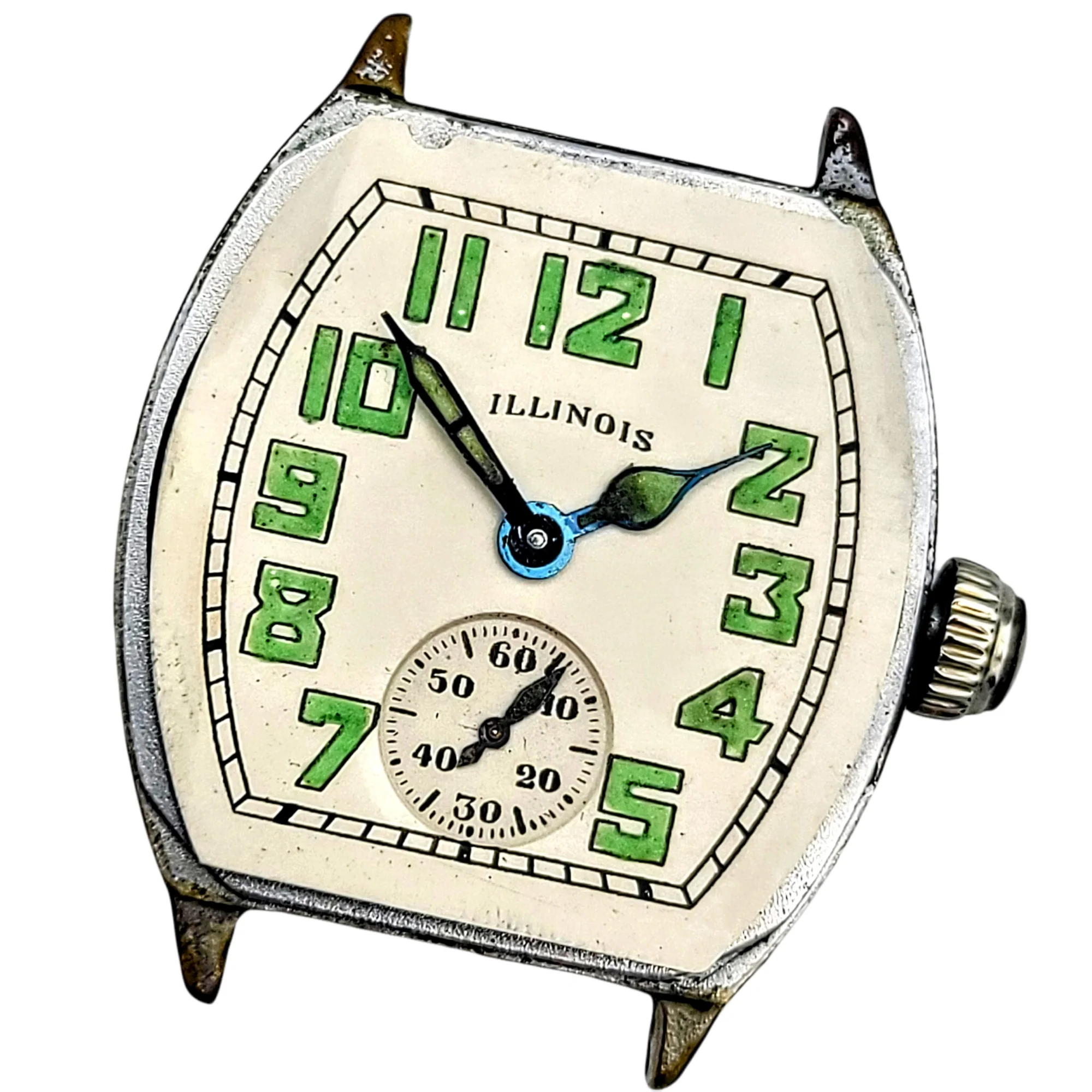 1932 ILLINOIS Whippet Watch Art Deco U.S.A. - Image 6