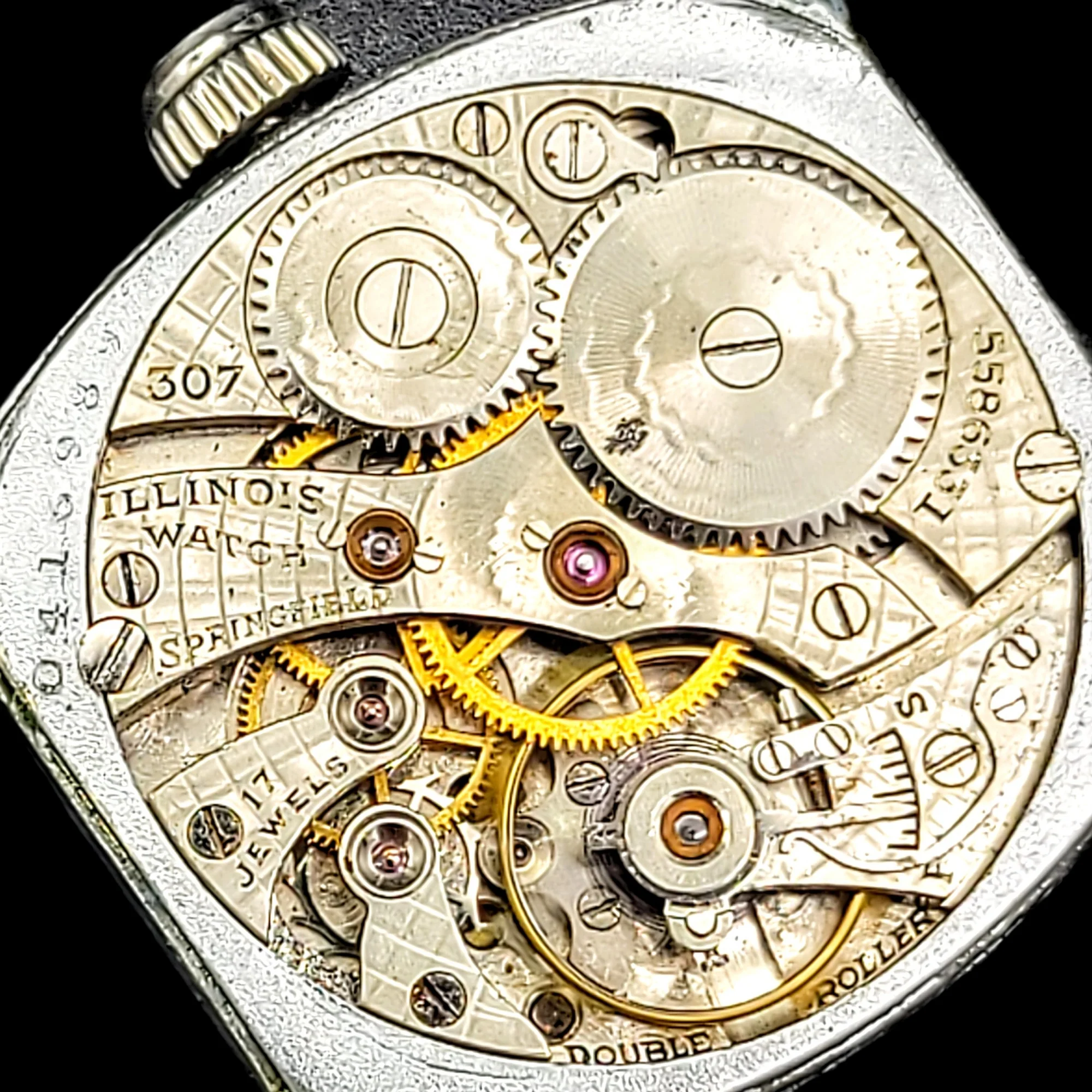 1932 ILLINOIS Whippet Watch Art Deco U.S.A. - Image 8