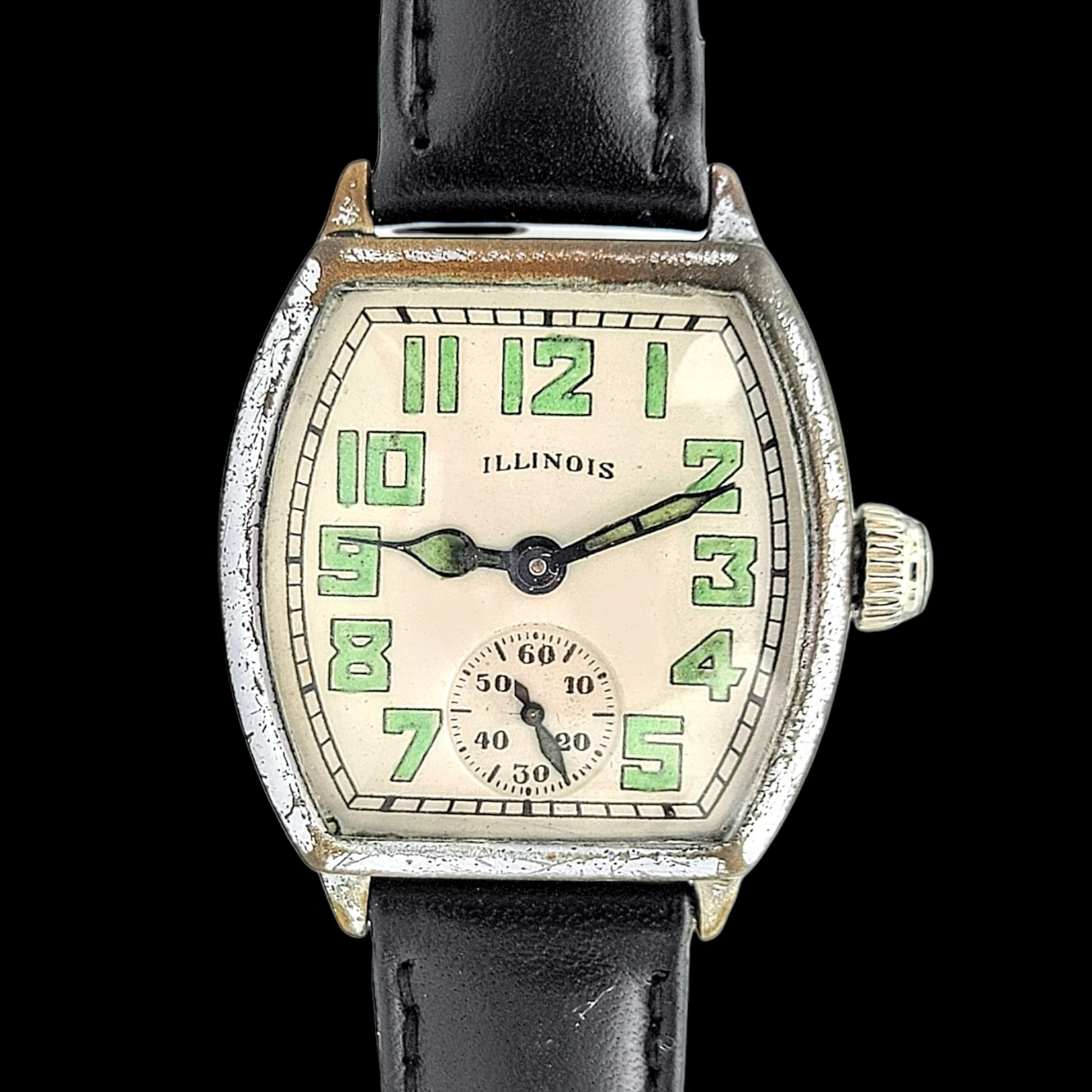 1932 ILLINOIS Whippet Watch Art Deco U.S.A. - Image 9