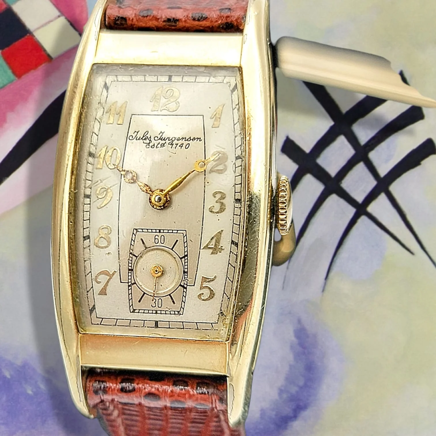 1940's Jules Jurgensen Watch - In BOX! - Image 14