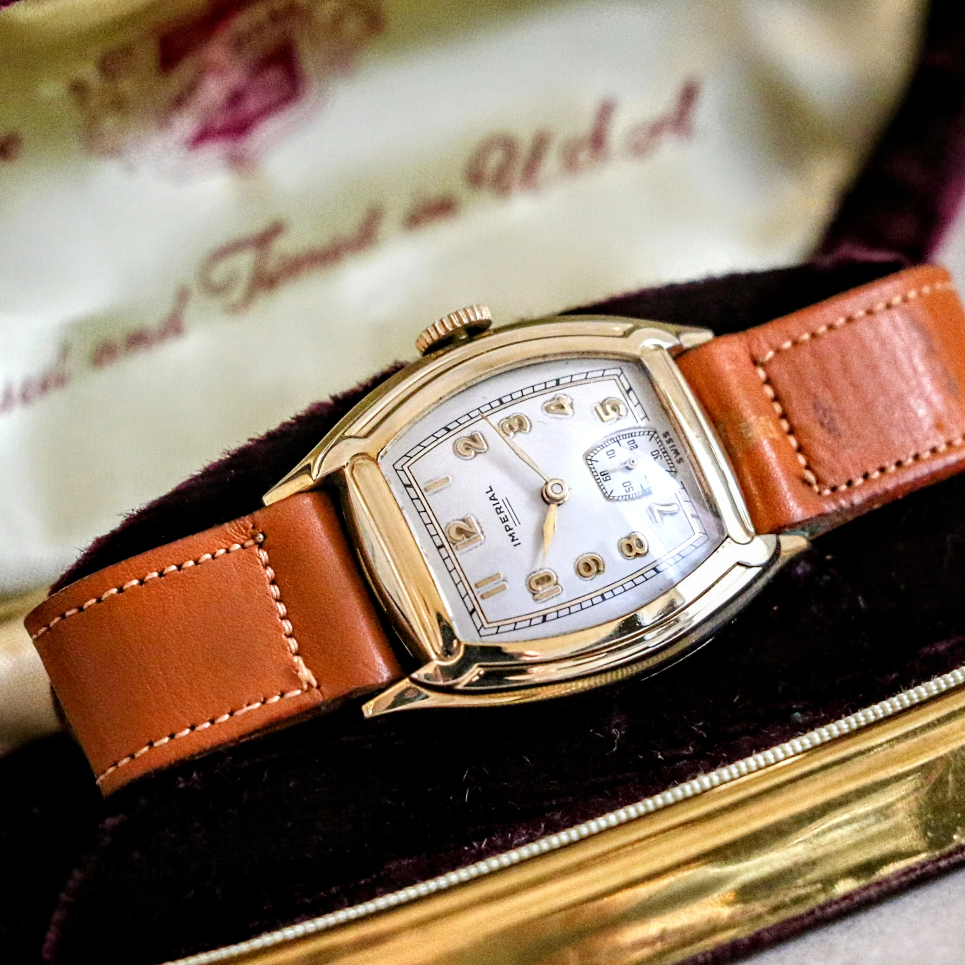 1941 IMPERIAL Watch Model 144 Cal. 1046 17 Jewels Vintage Wristwatch NOS! - Image 11