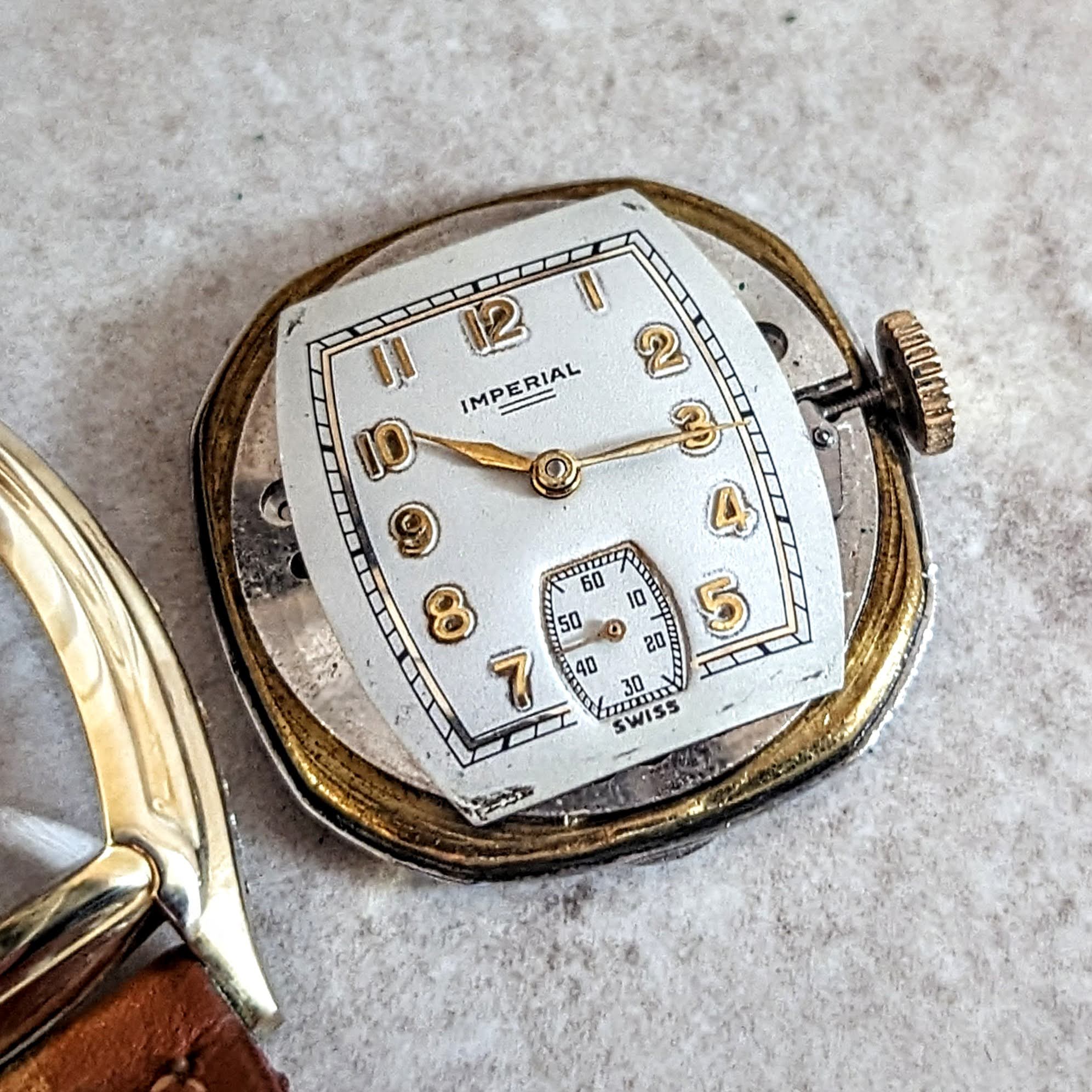 1941 IMPERIAL Watch Model 144 Cal. 1046 17 Jewels Vintage Wristwatch NOS! - Image 13