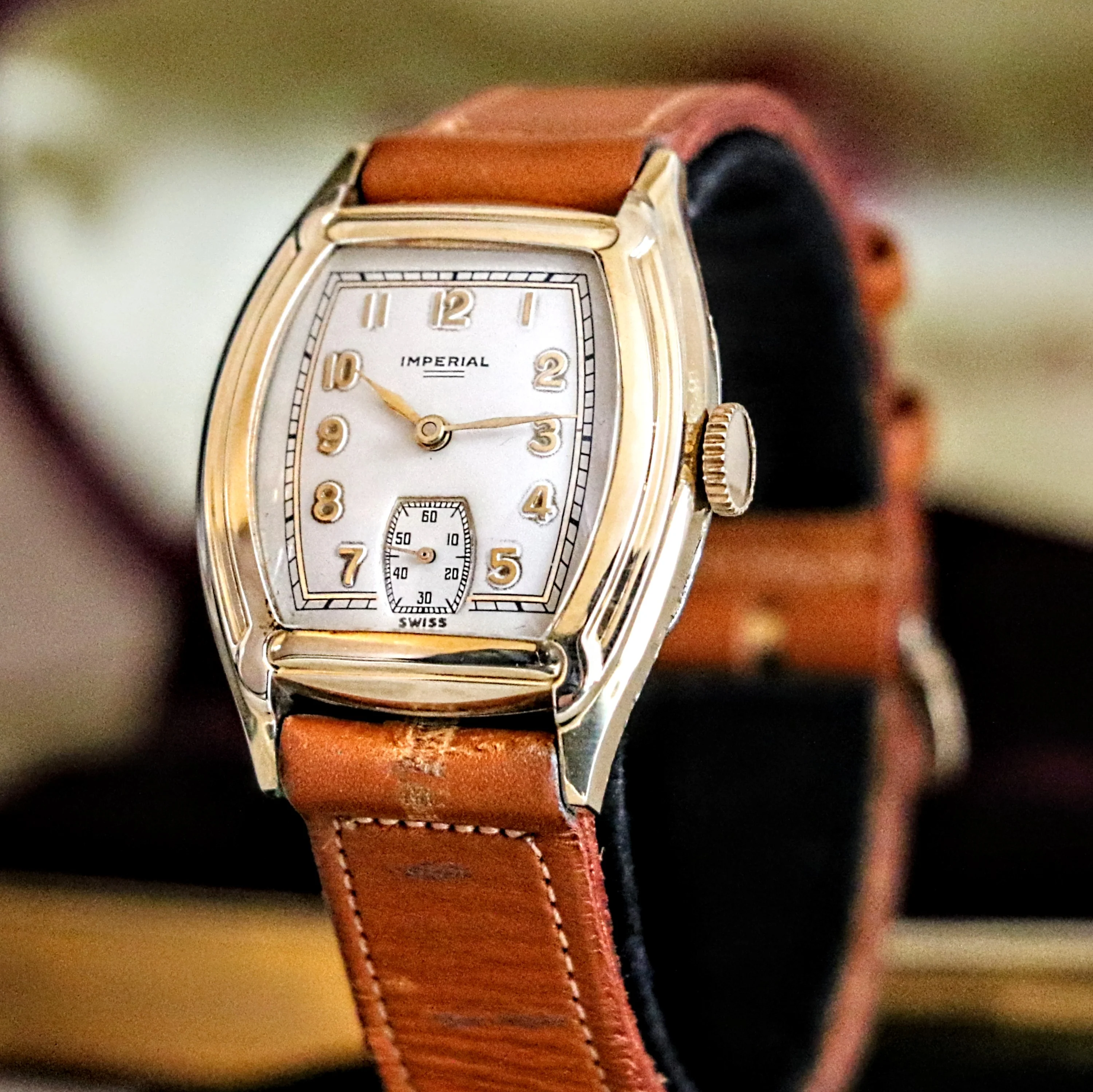 1941 IMPERIAL Watch Model 144 Cal. 1046 17 Jewels Vintage Wristwatch NOS! - Image 5