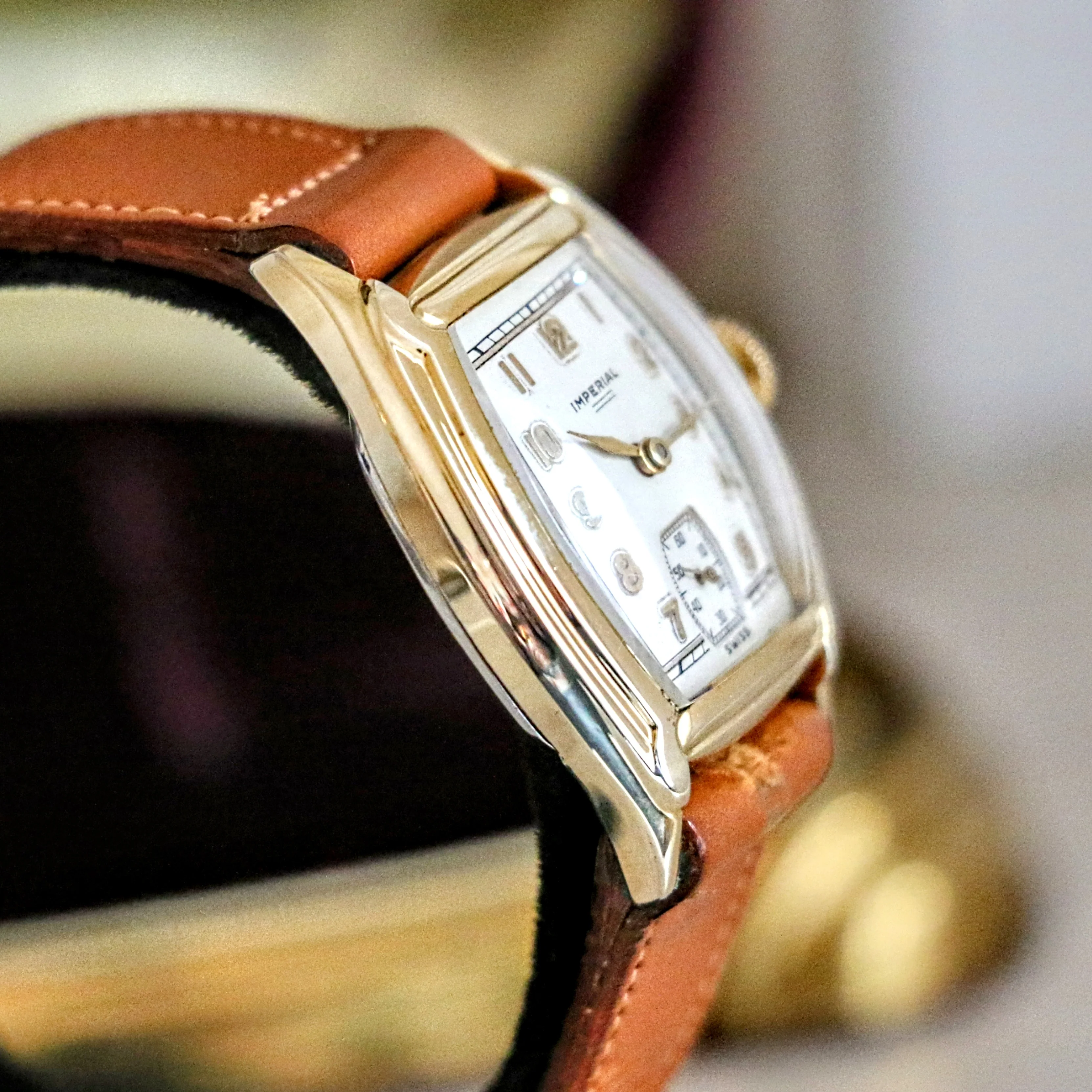 1941 IMPERIAL Watch Model 144 Cal. 1046 17 Jewels Vintage Wristwatch NOS! - Image 8