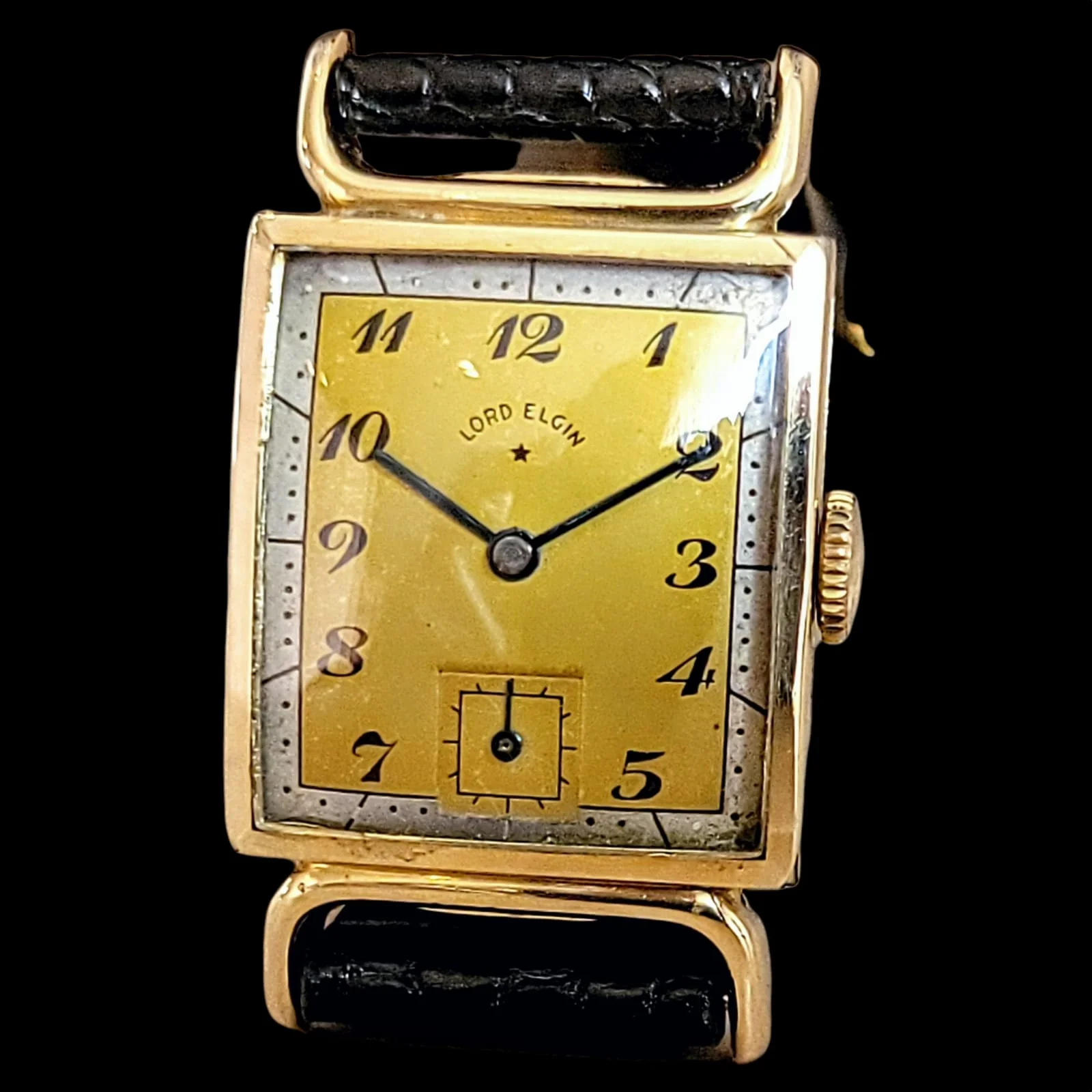 1945 Lord Elgin 21J Fancy Lugs and Dial - Image 4