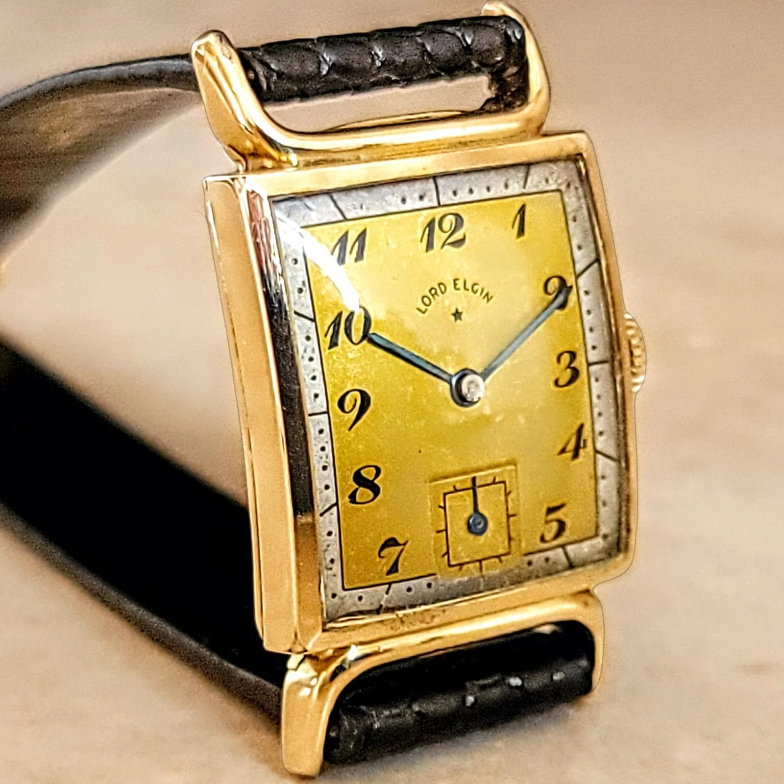 1945 Lord Elgin 21J Fancy Lugs and Dial - Image 9