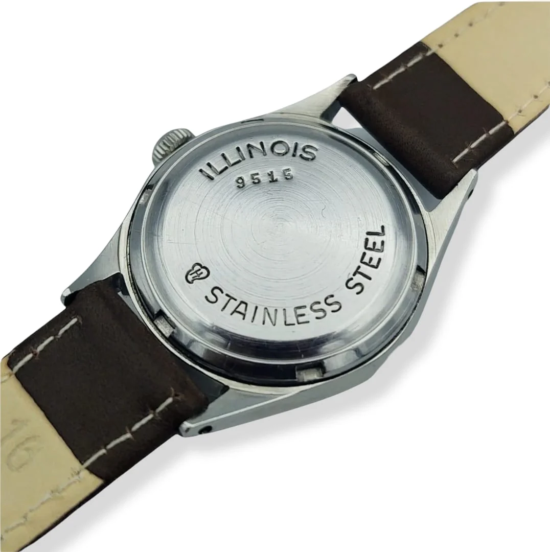 1950's ILLINOIS/Hamilton Automatic Watch Swiss Made - Image 7