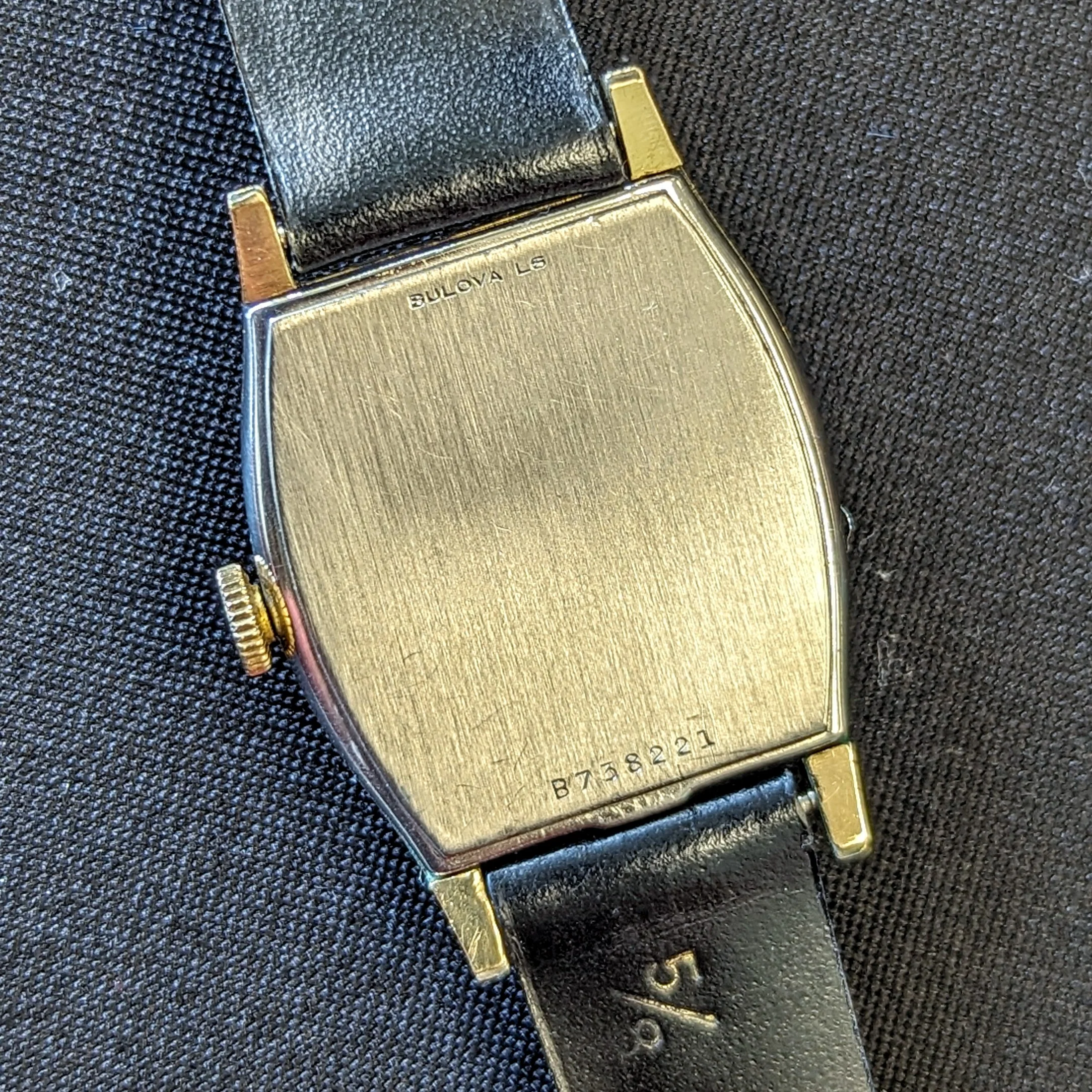1956 BULOVA Gedney Watch 17 Jewels Cal. 11AC Fancy Tonneau Case Swiss Wristwatch - Image 11