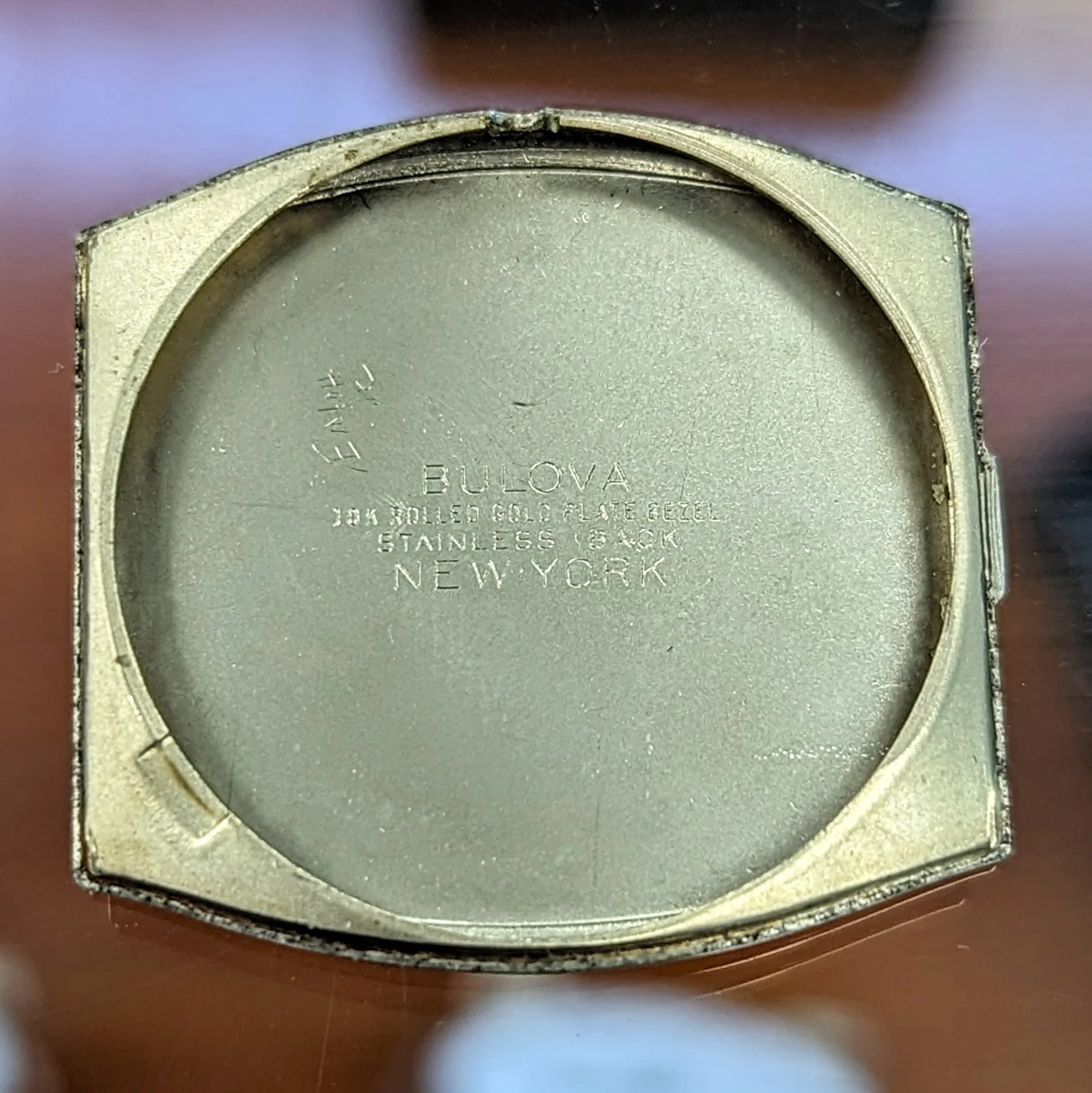 1956 BULOVA Gedney Watch 17 Jewels Cal. 11AC Fancy Tonneau Case Swiss Wristwatch - Image 14