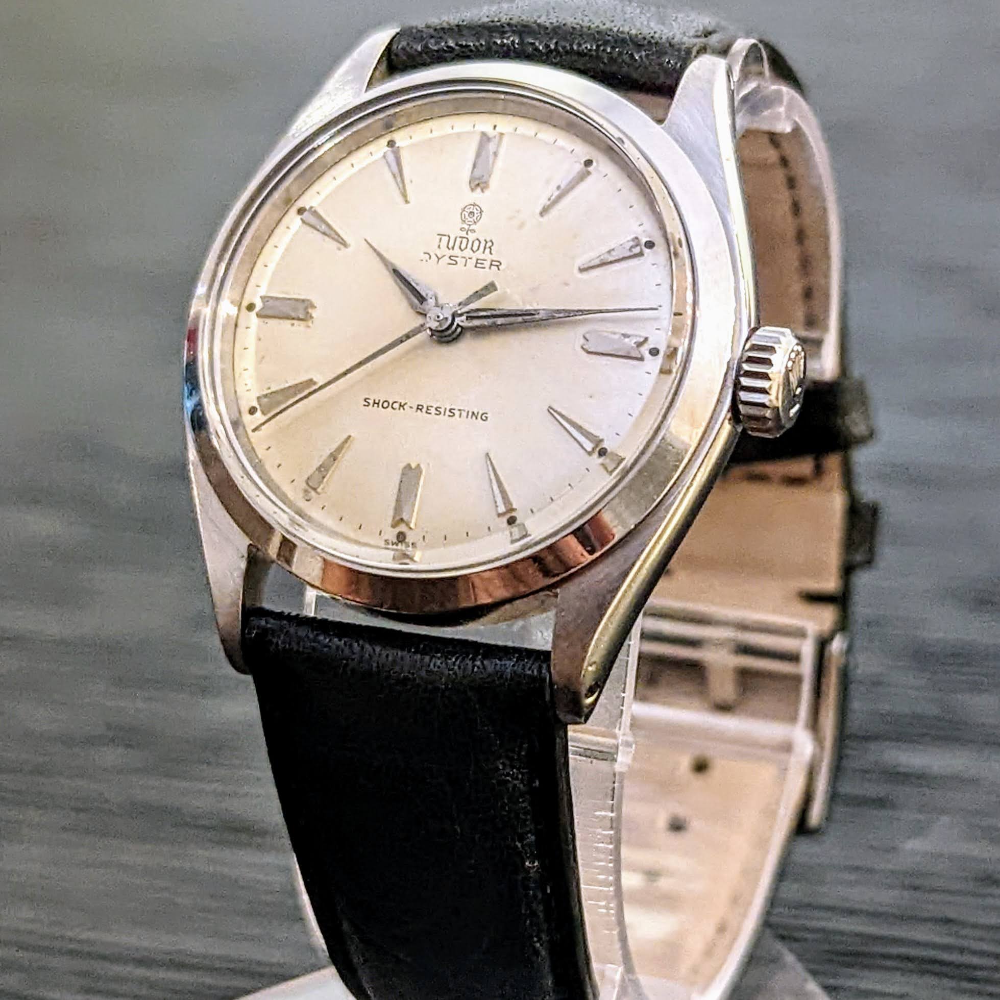 1962 TUDOR Oyster Watch Shock-Resisting Ref. 7934 Vintage Wristwatch - Image 4